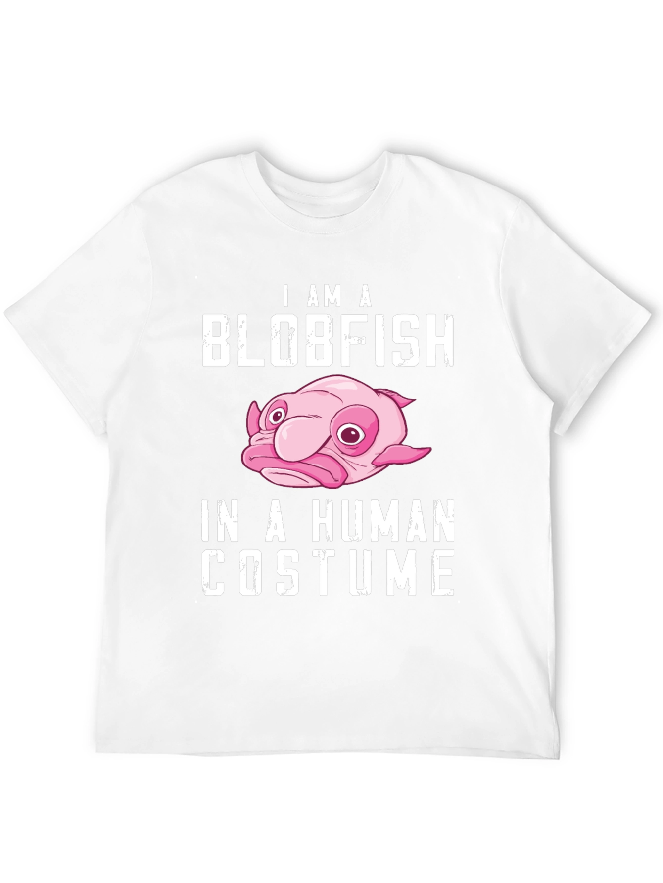 Black Blobfish in Human Costume T-Shirt view 12