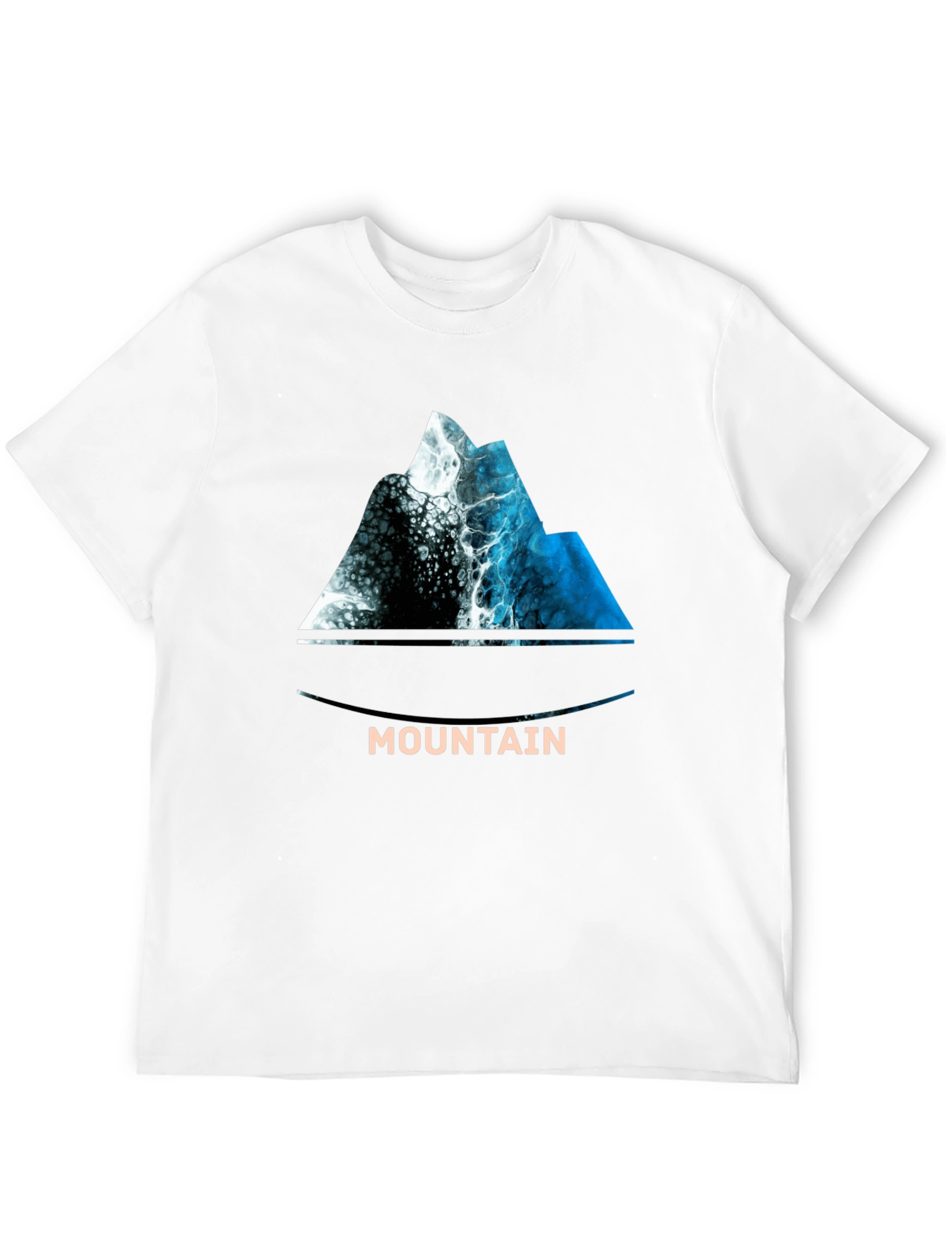 Black Mountain Graphic Print Black T-Shirt view 12