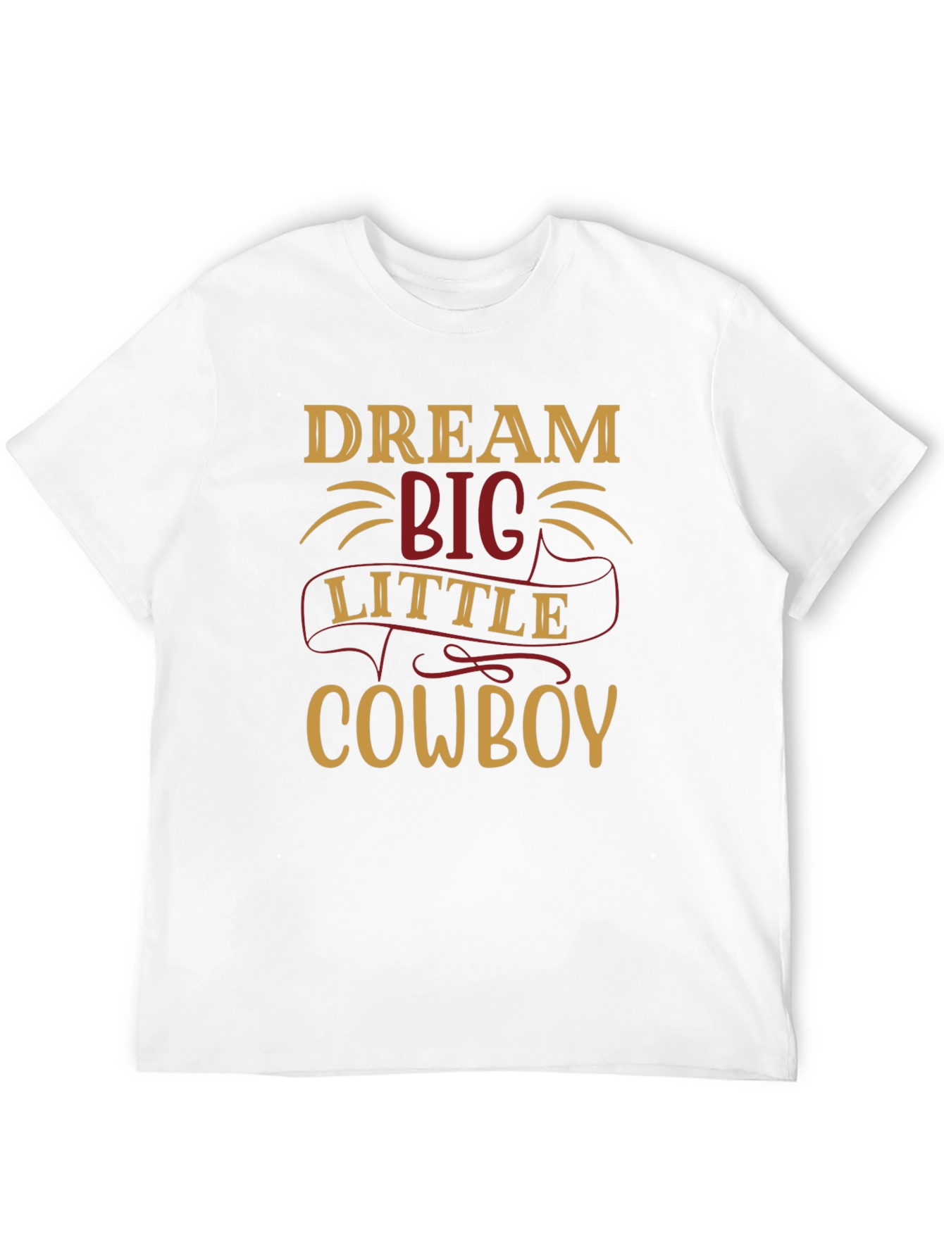 Dream Big Little Cowboy Graphic Tee - 12