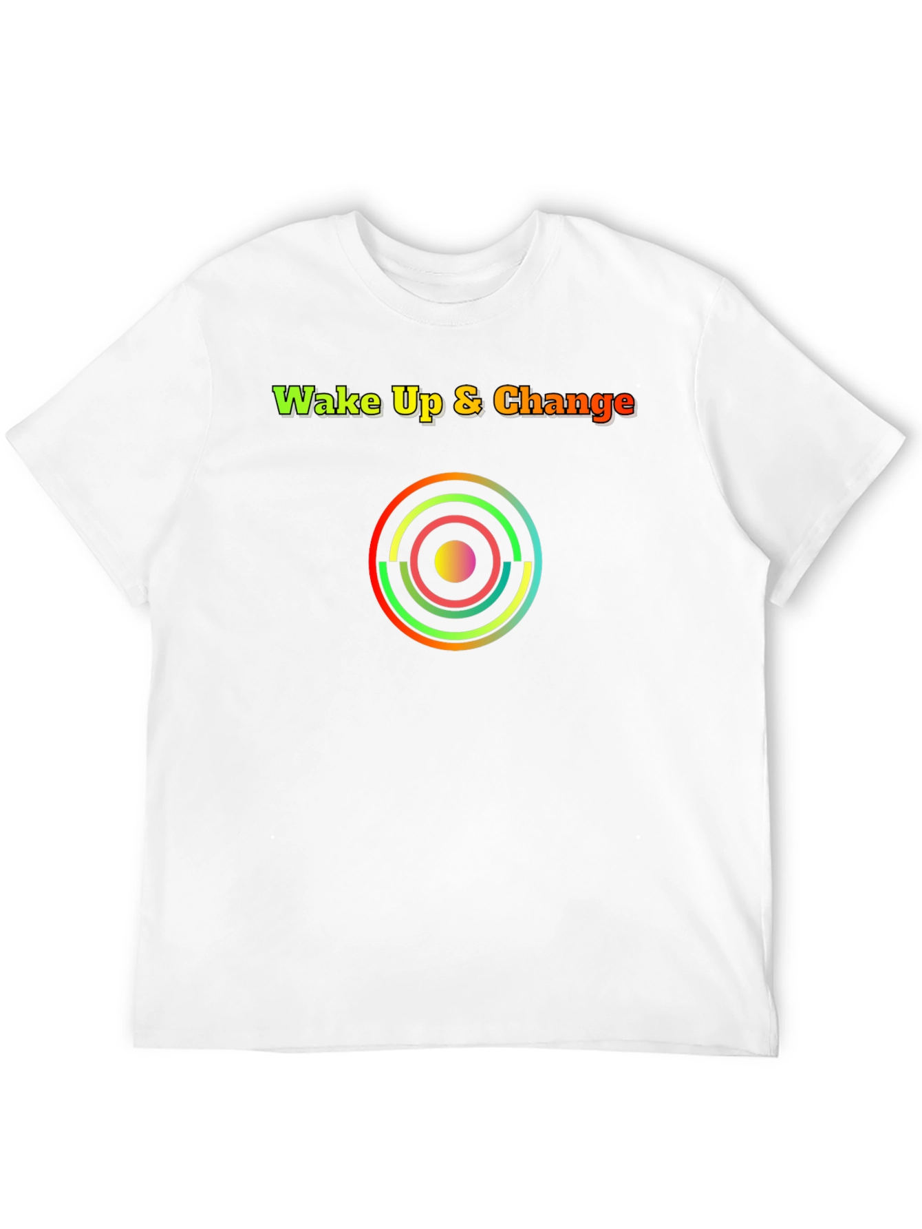 Black Wake Up & Change Graphic Tee view 12