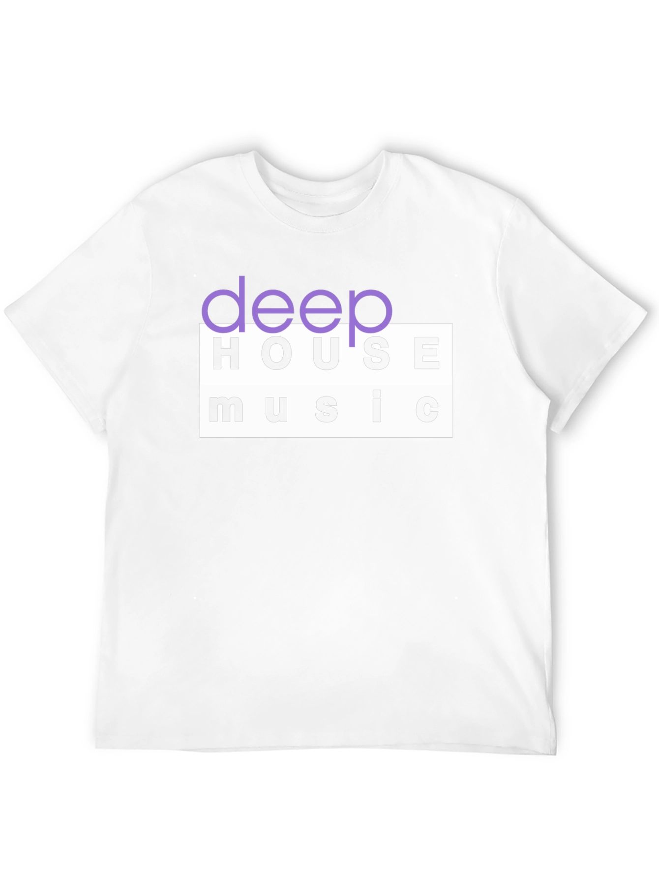 Black Deep House Music Black Graphic T-Shirt view 12