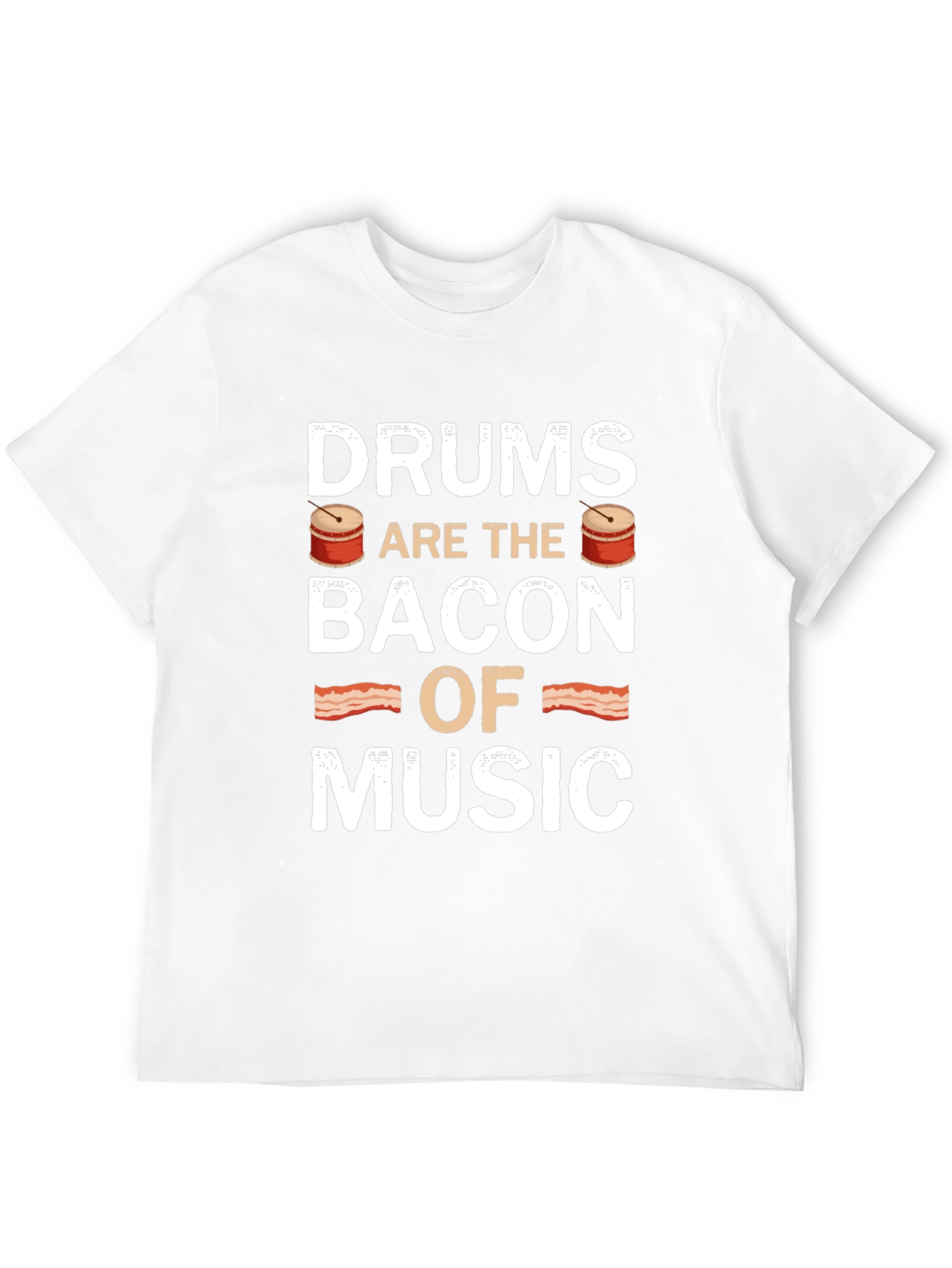 Black Drums are the Bacon of Music T-Shirt view 12