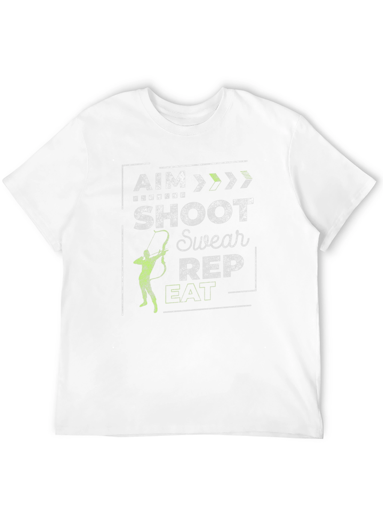 Black Archer T-Shirt - Aim, Shoot, Swear, Rep, Eat view 12