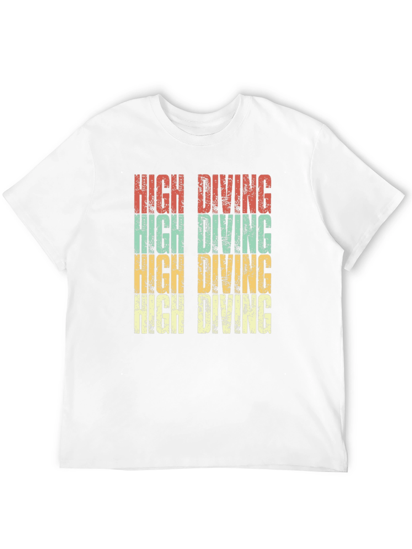 Black High Diving Retro T-Shirt view 12