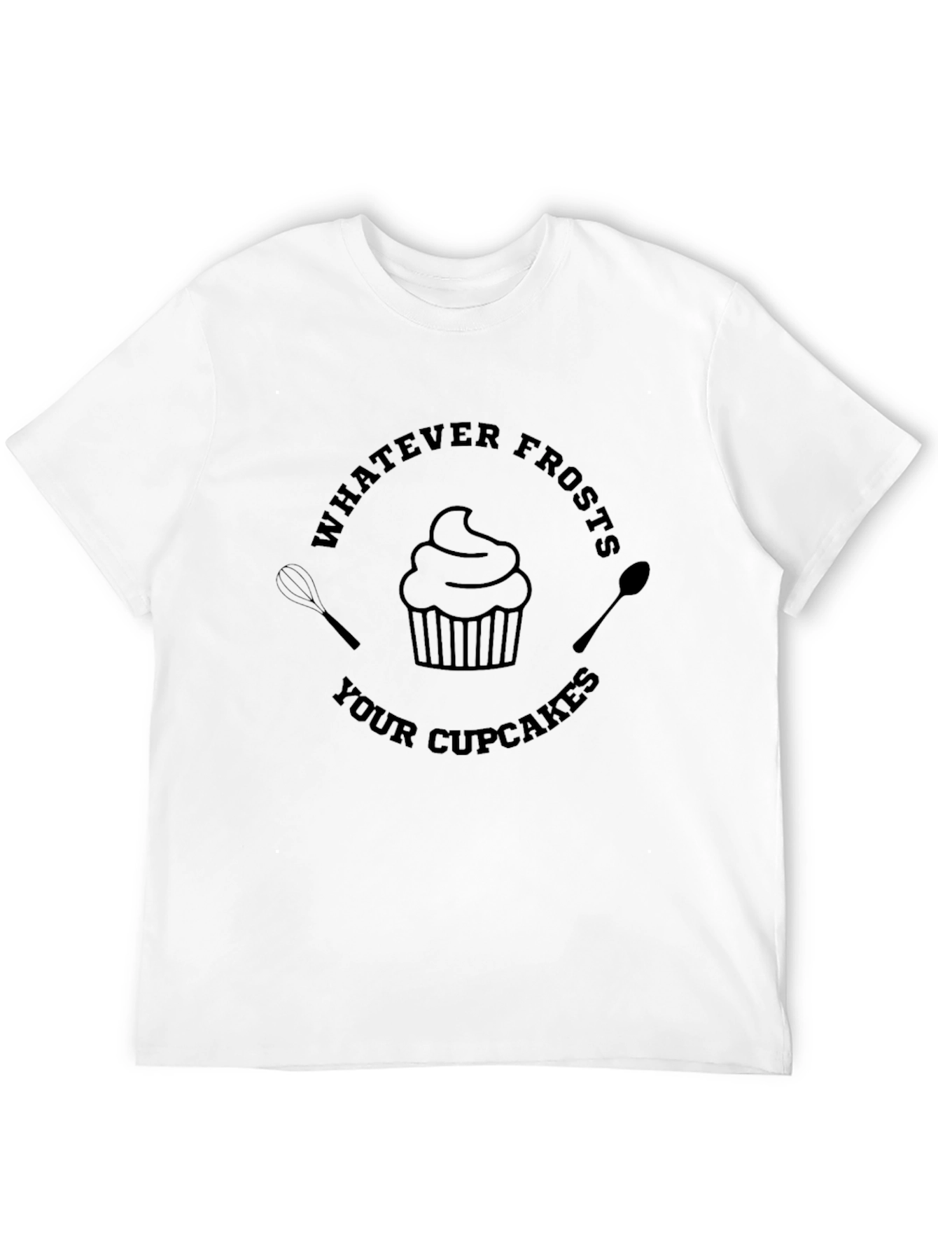 Black Funny Cupcake T-Shirt - Whatever Frosts Your Cupcakes view 12