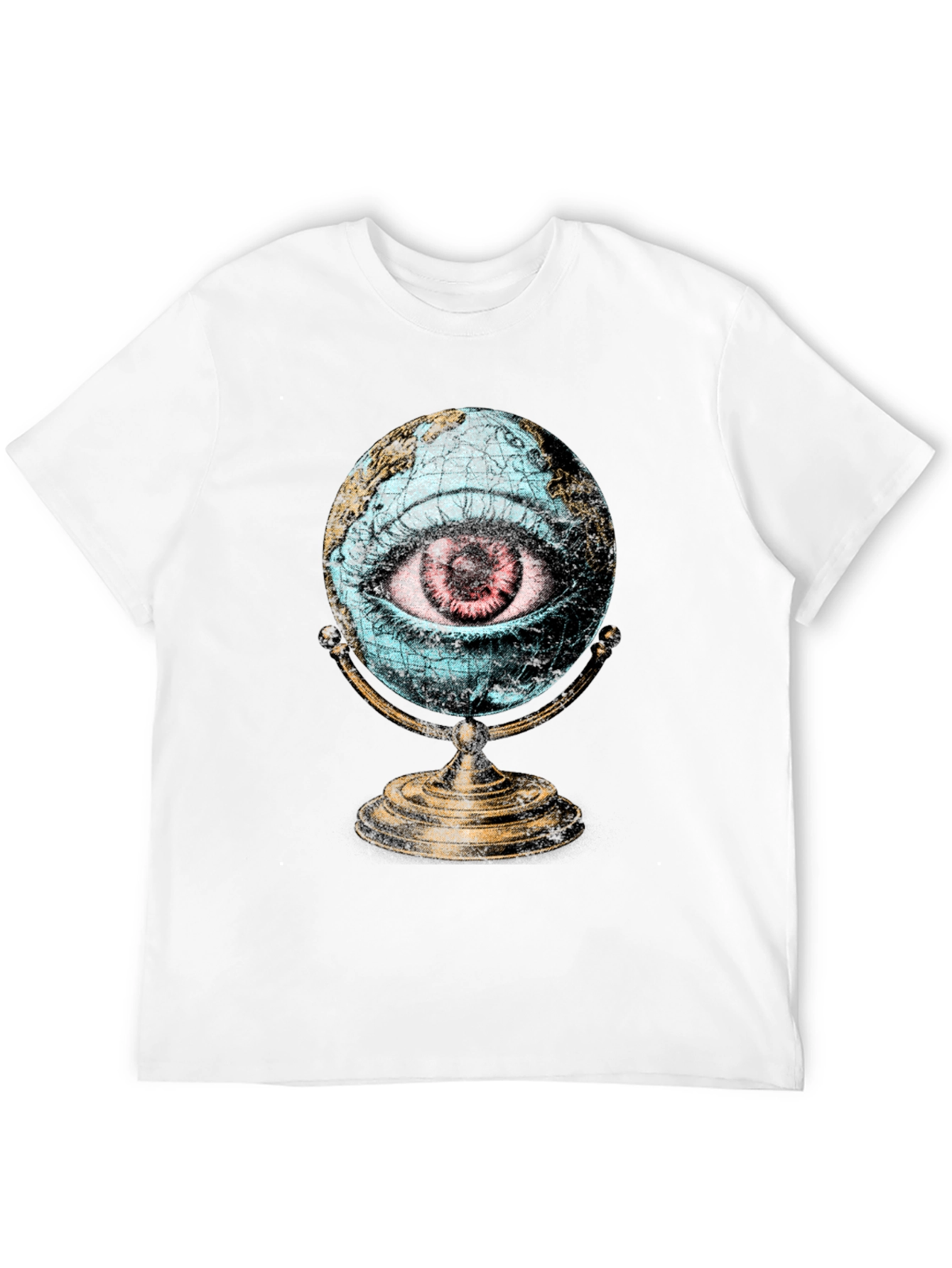 Black Eye of the World Graphic Tee - Black Cotton view 12