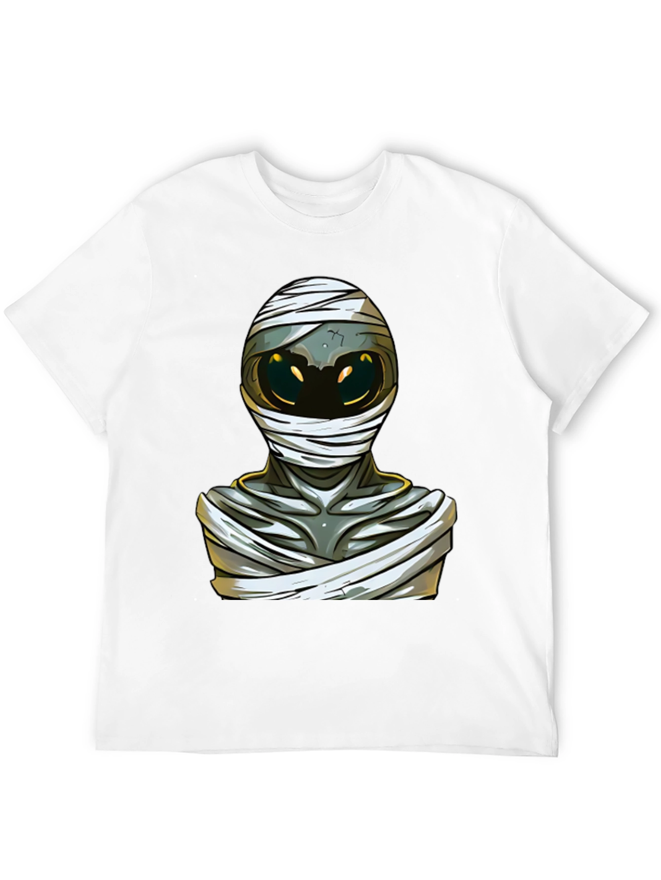 Black Mummy Graphic Tee - Unique Halloween Design view 12