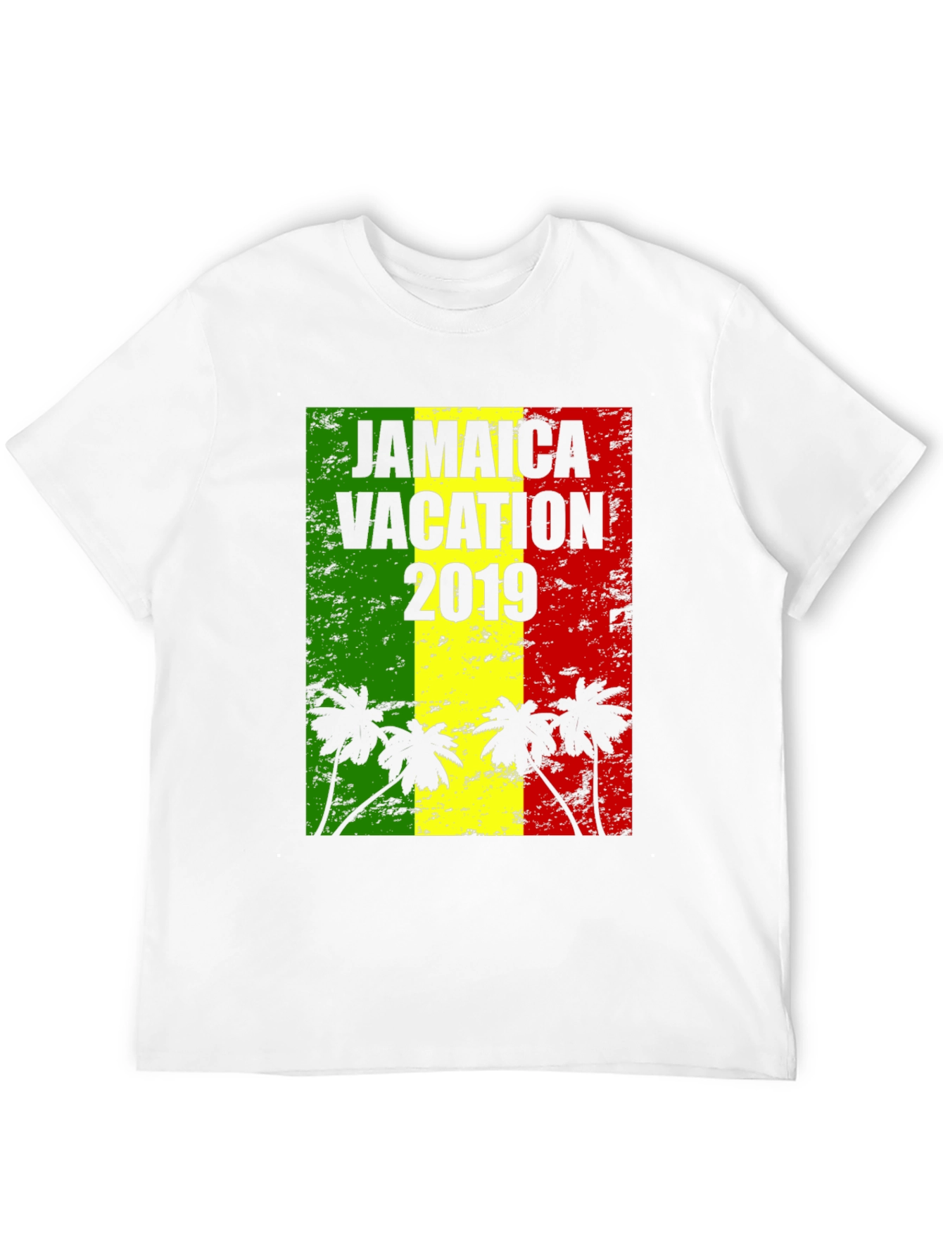Jamaica Vacation 2019 Black T-Shirt - 12