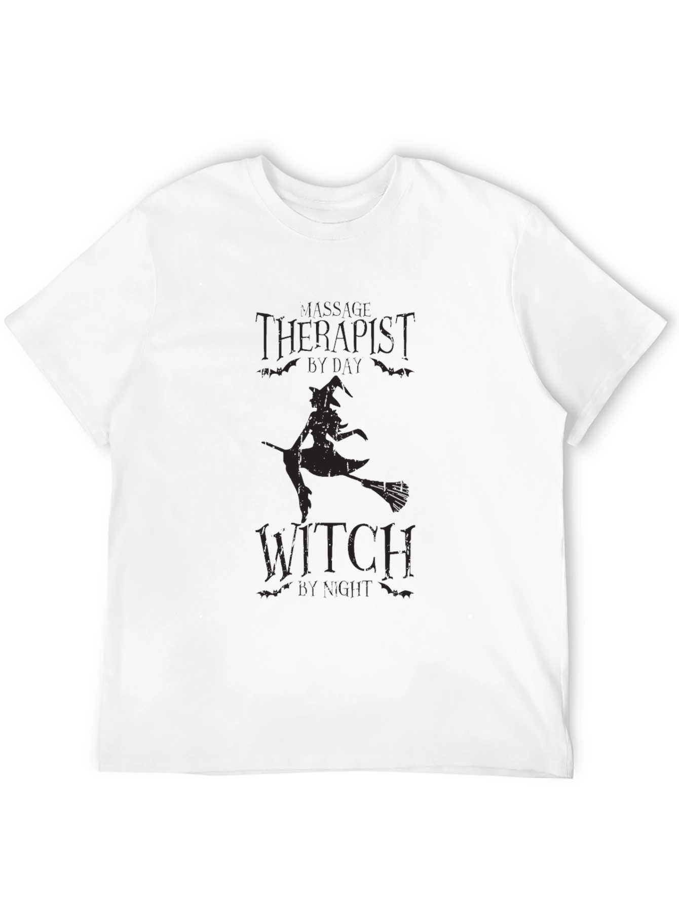 Black Massage Therapist Witch T-Shirt - Halloween view 12
