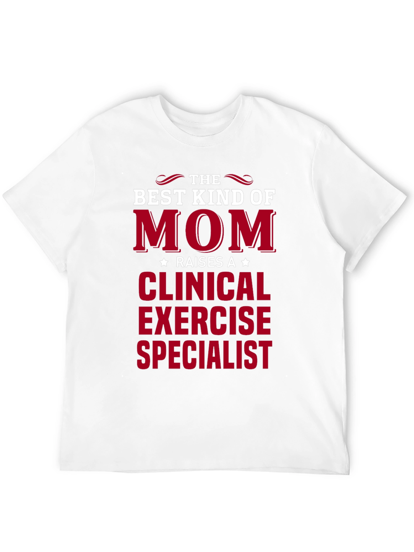 Black Best Mom Raises Clinical Exercise Specialist Tee view 12