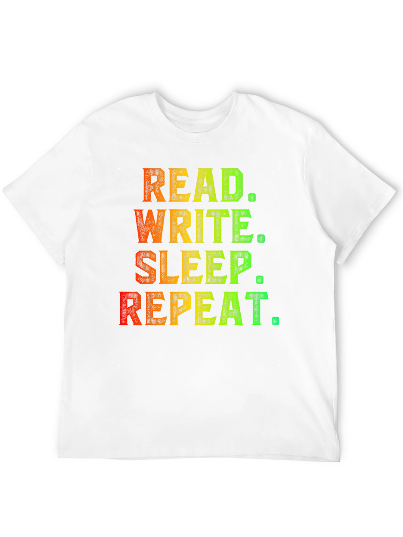 Black Read Write Sleep Repeat Graphic T-Shirt view 12