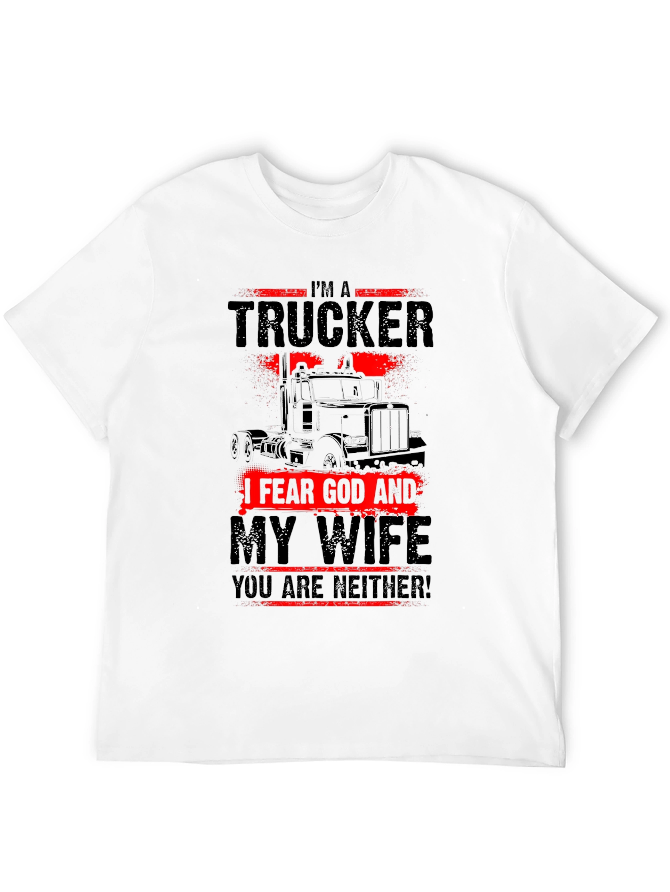 Black I'm A Trucker T-Shirt, Fear God & My Wife view 12
