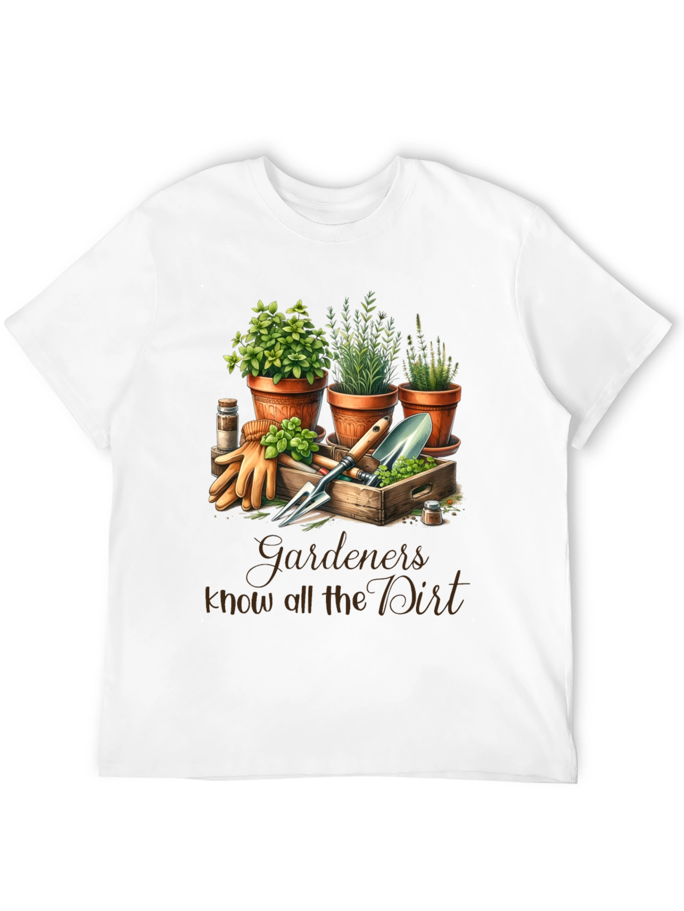 Black Gardener's Know All the Dirt T-Shirt view 12