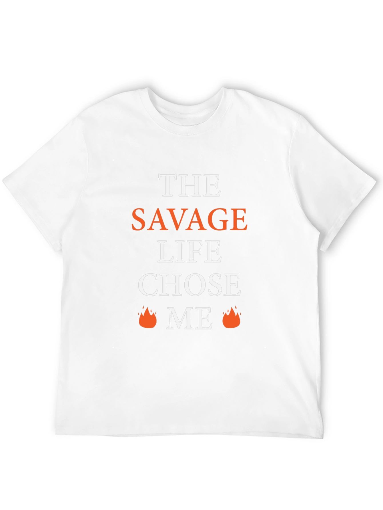 Black The Savage Life T-Shirt - Black Graphic Tee view 12