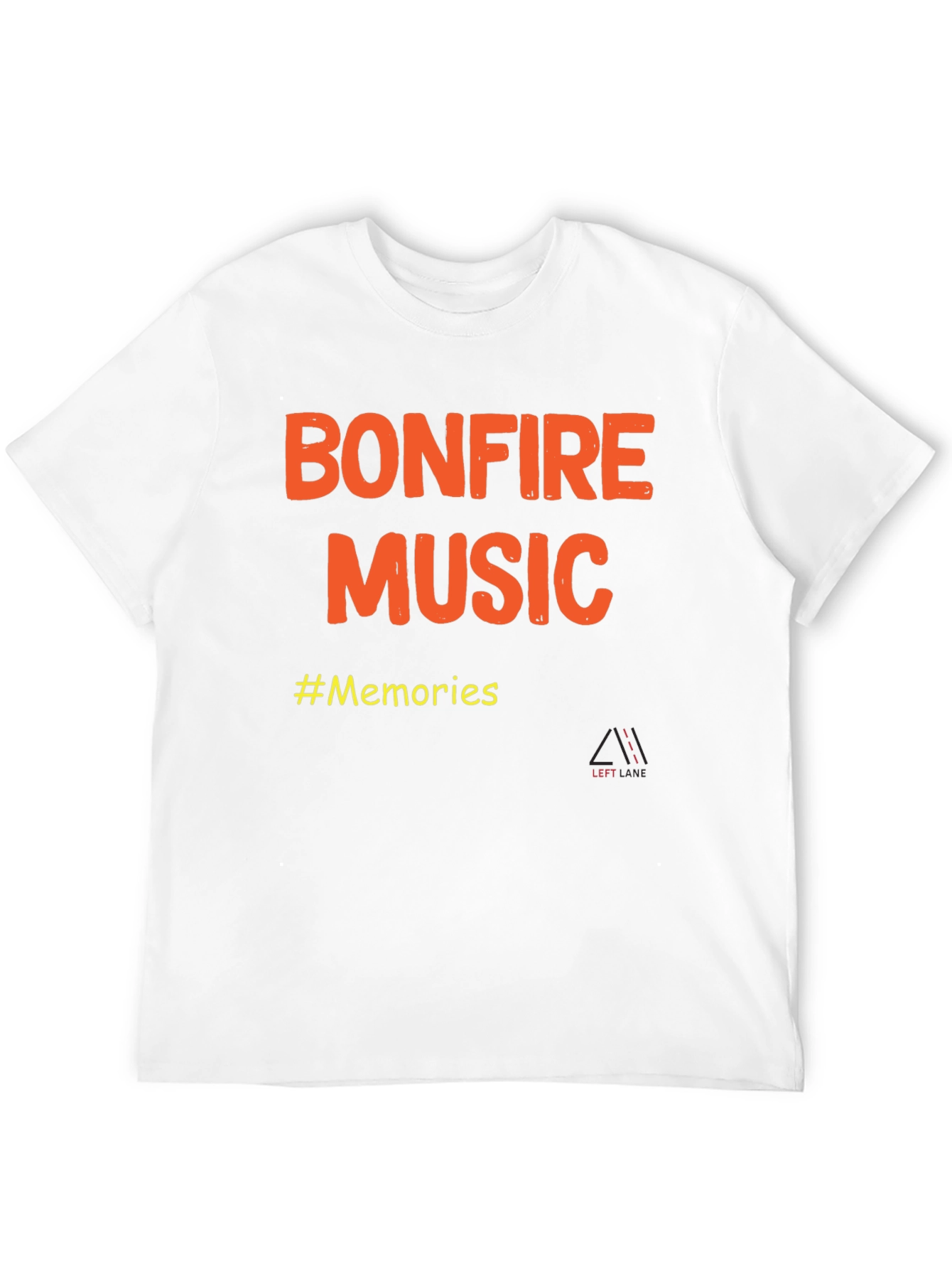 Black Bonfire Music Memories Graphic T-Shirt view 12