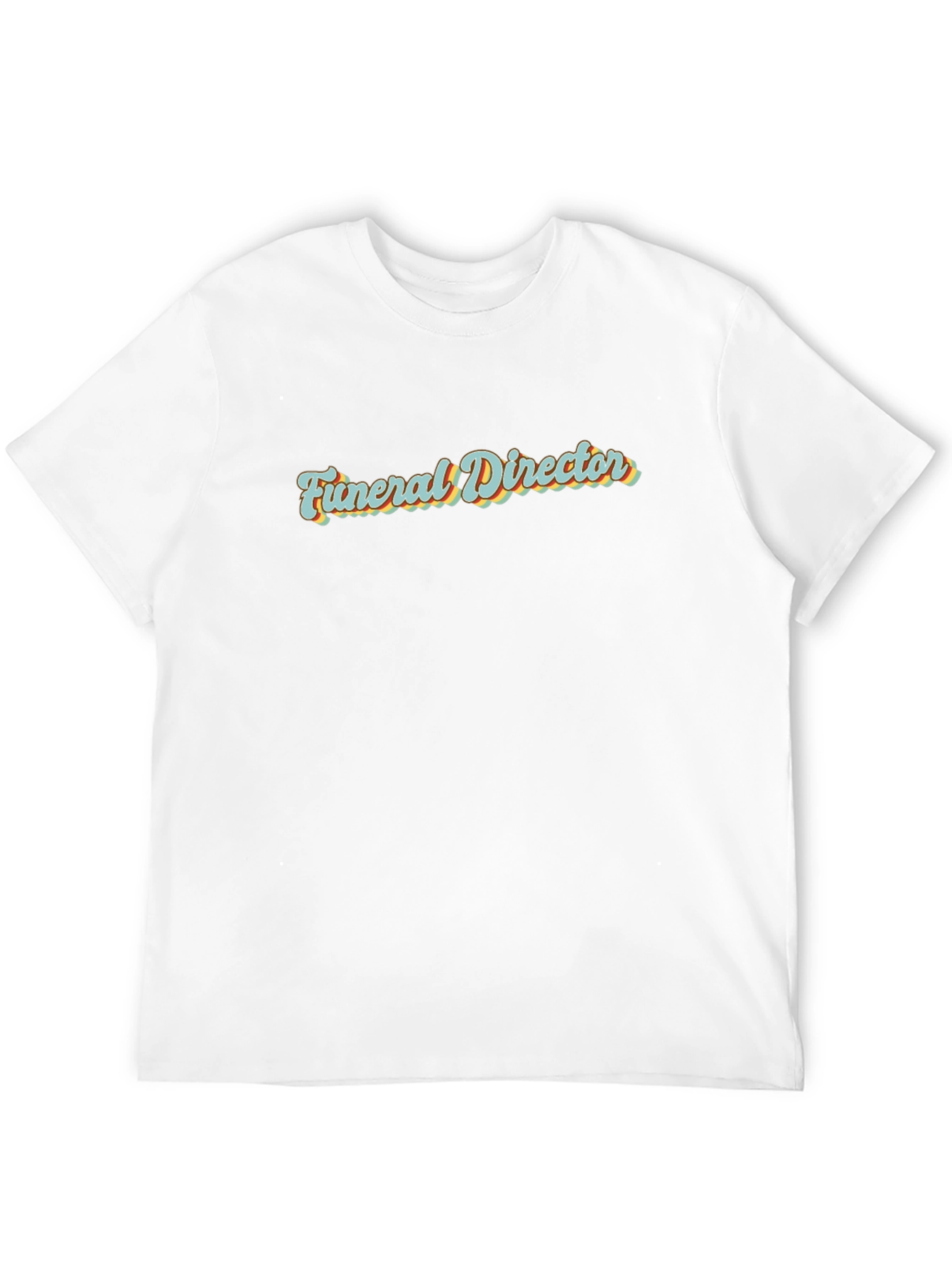 Black Funeral Director Retro T-Shirt view 12