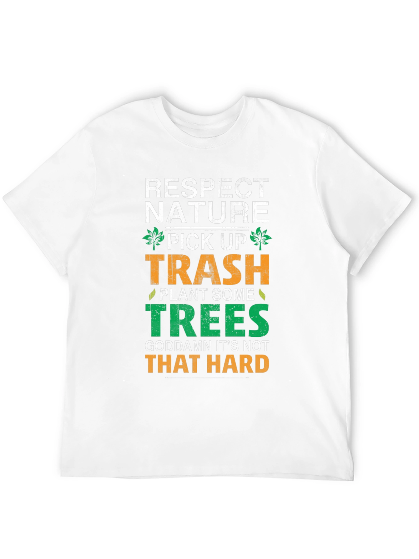 Black Respect Nature Black Graphic Tee view 12