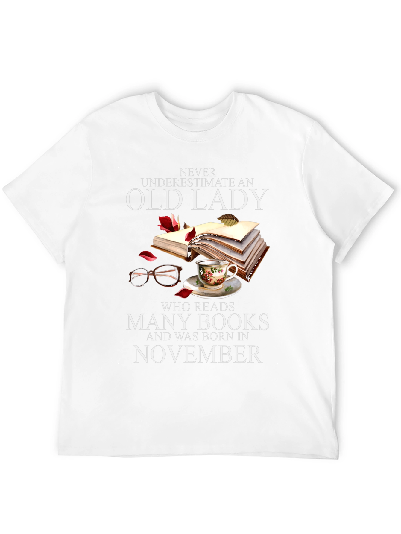 Black Never Underestimate Old Lady Who Reads T-Shirt view 12