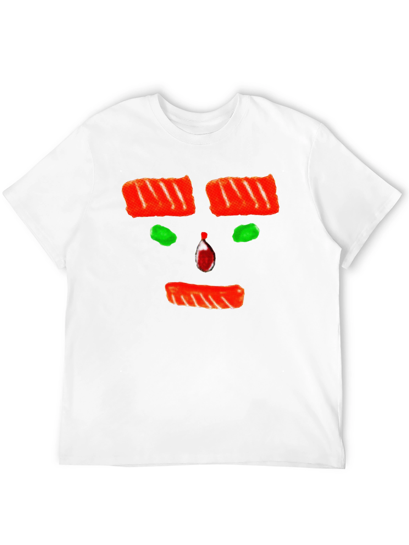 Black Funny Face Black T-Shirt view 12