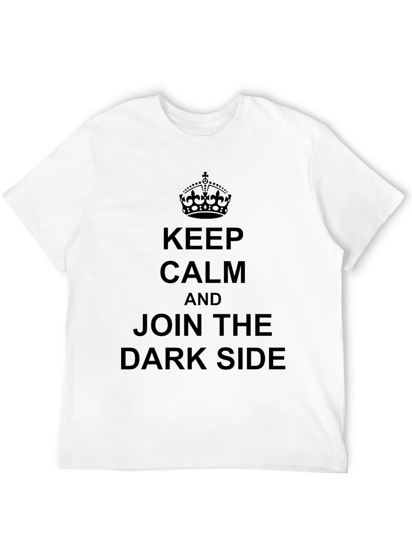 Black Keep Calm Dark Side T-Shirt view 12