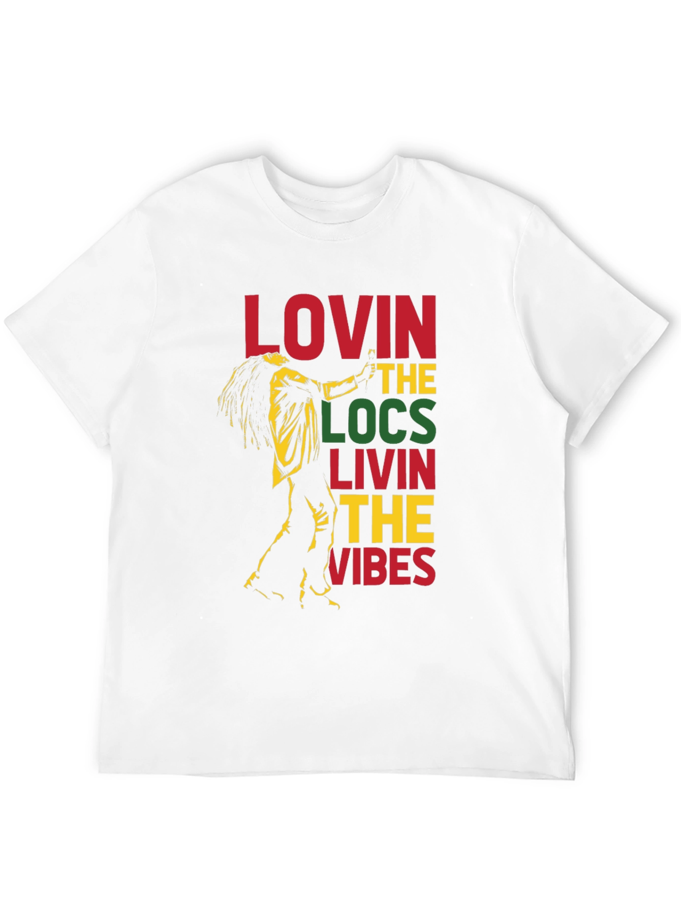 Black Lovin' The Locs Graphic T-Shirt view 12