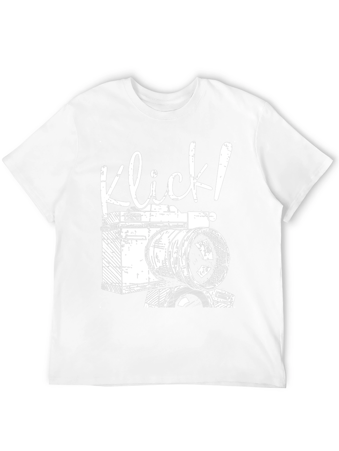 Black Klick! Photographer T-Shirt - Camera Graphic Tee view 12