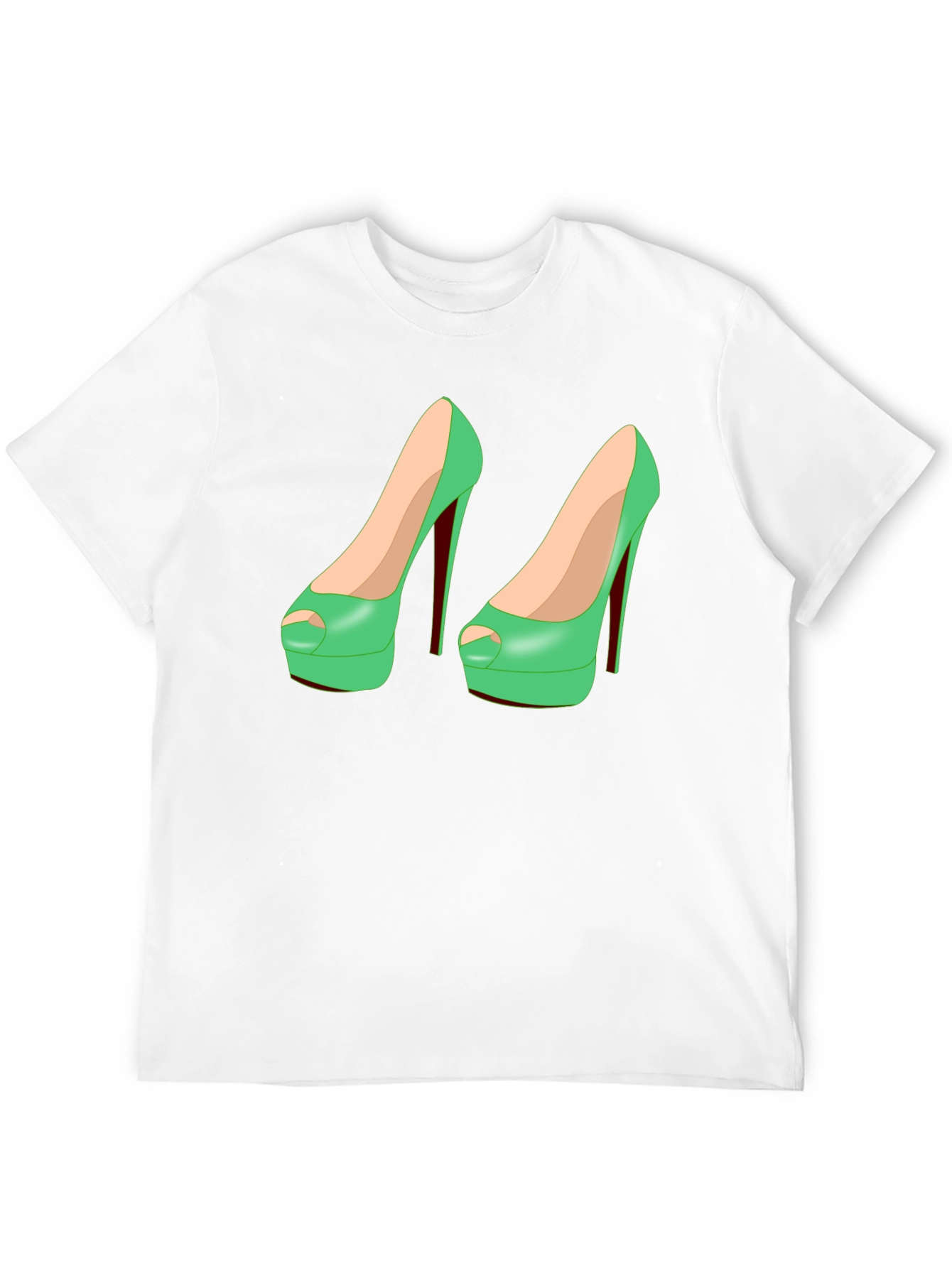 Black Novelty High Heel Shoe T-Shirt view 12
