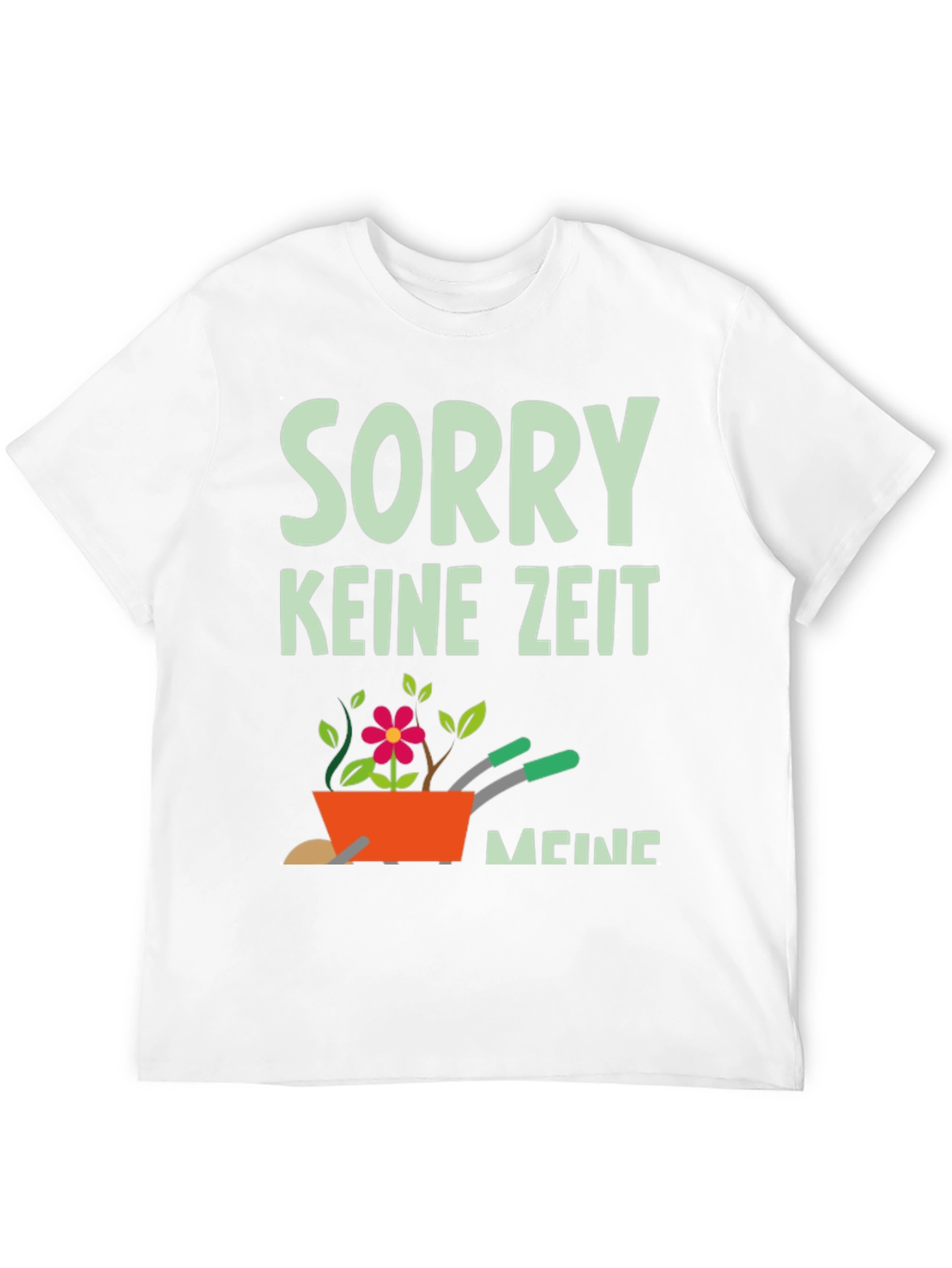 Black Gardening Lover's T-Shirt - No Time, Just Gardening view 12