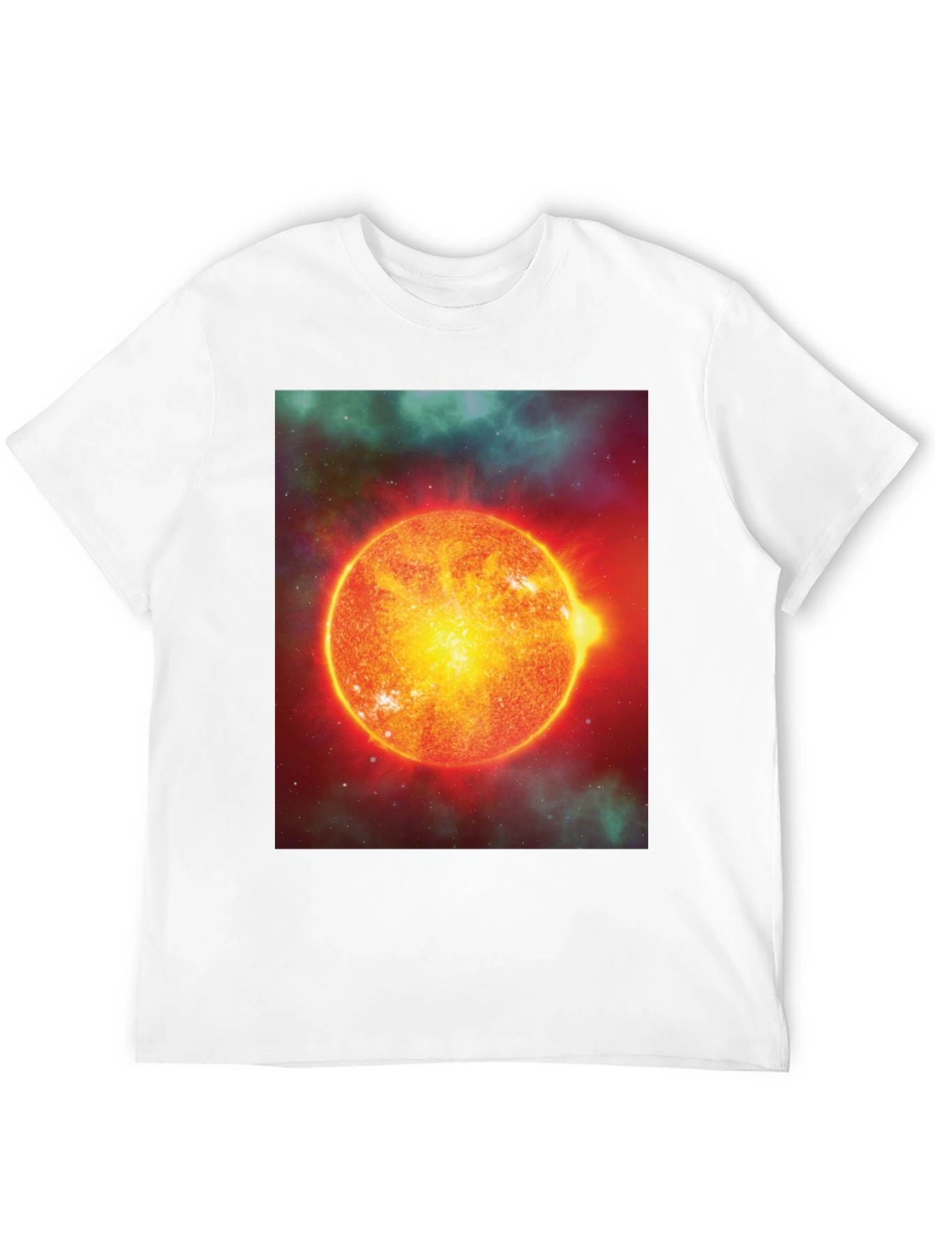 Black Solar System T-Shirt - Black Cotton Blend view 12