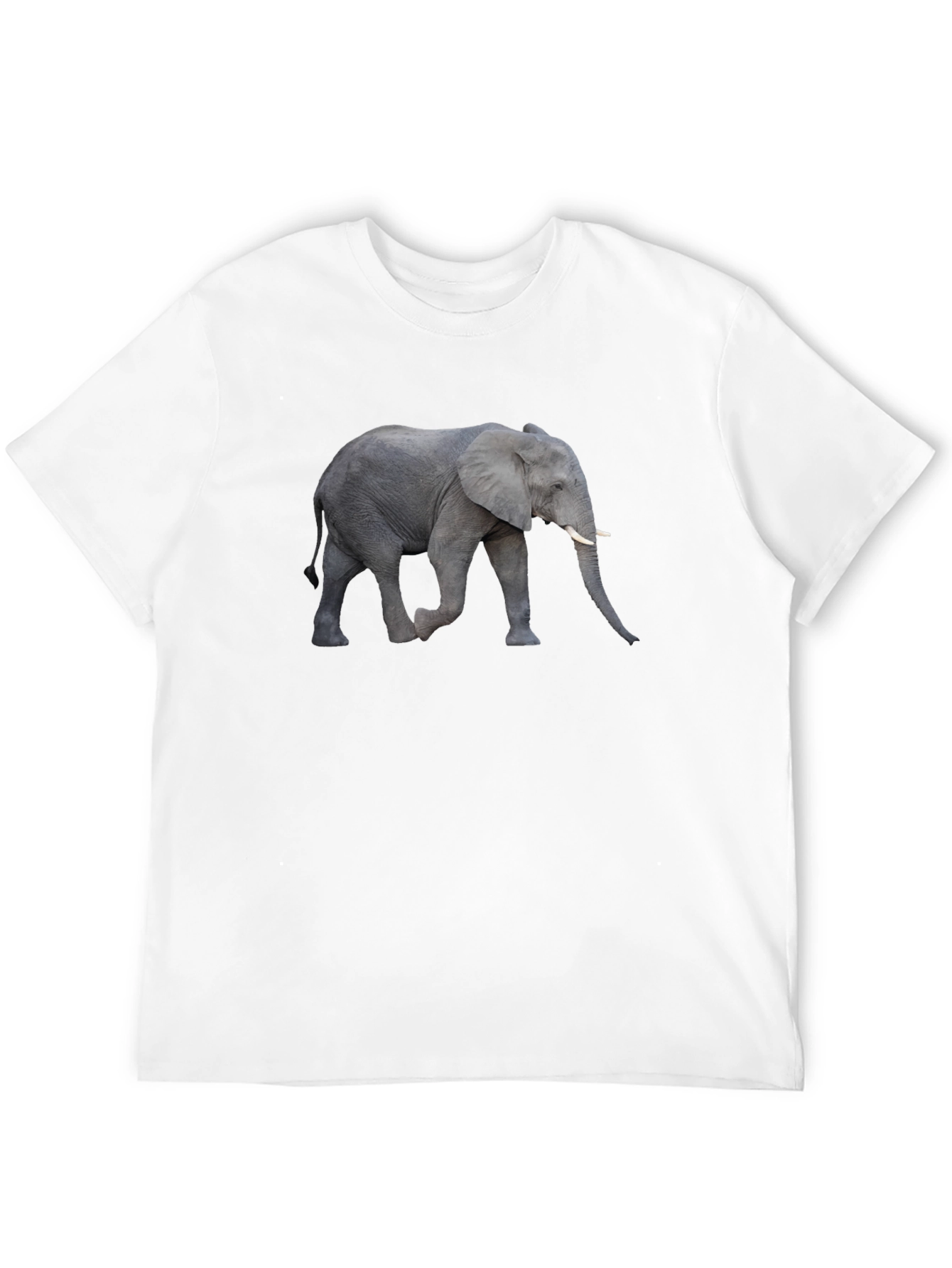 Black Elephant Graphic Black T-Shirt view 12