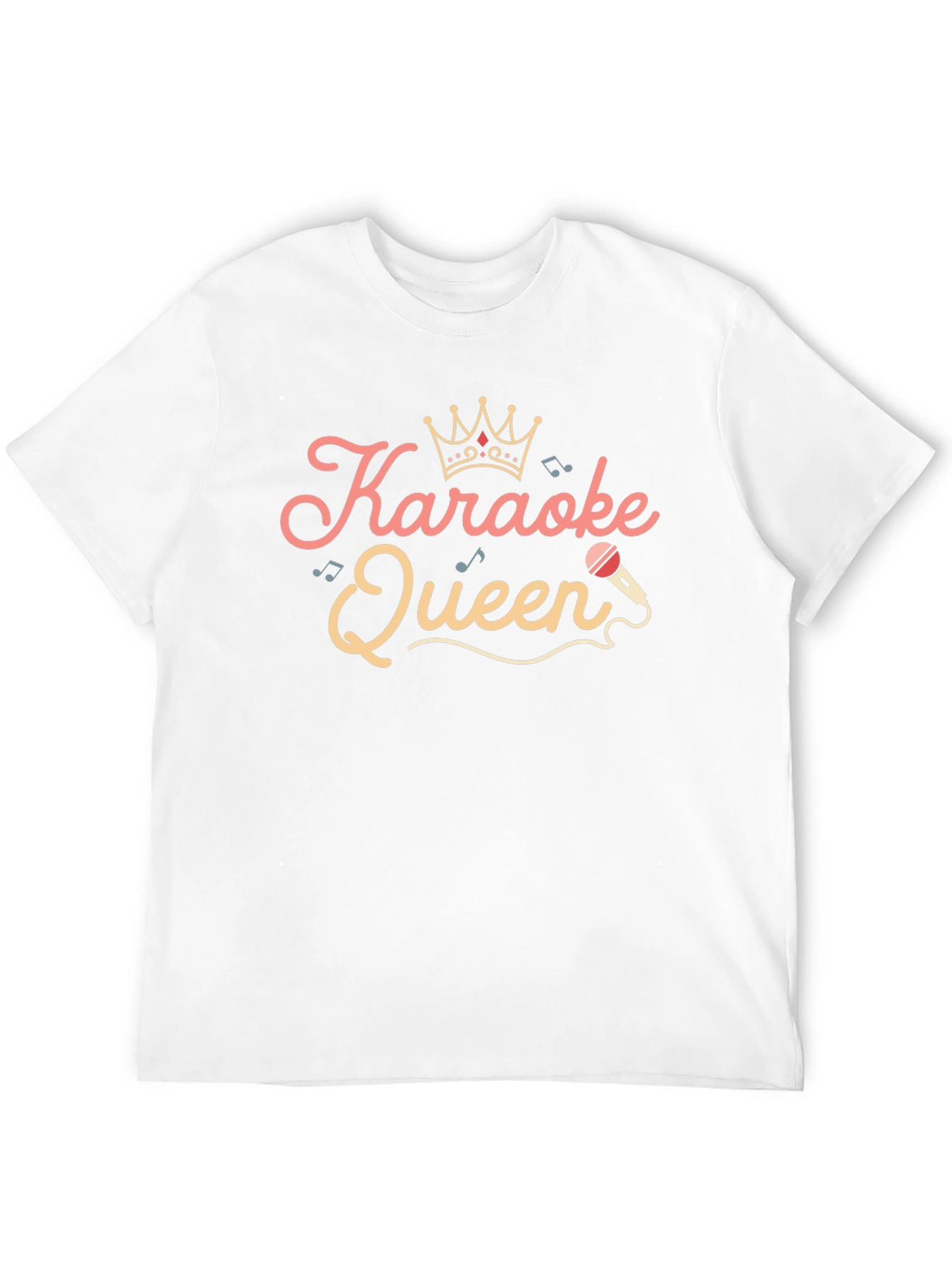 Black Karaoke Queen Graphic T-Shirt view 12