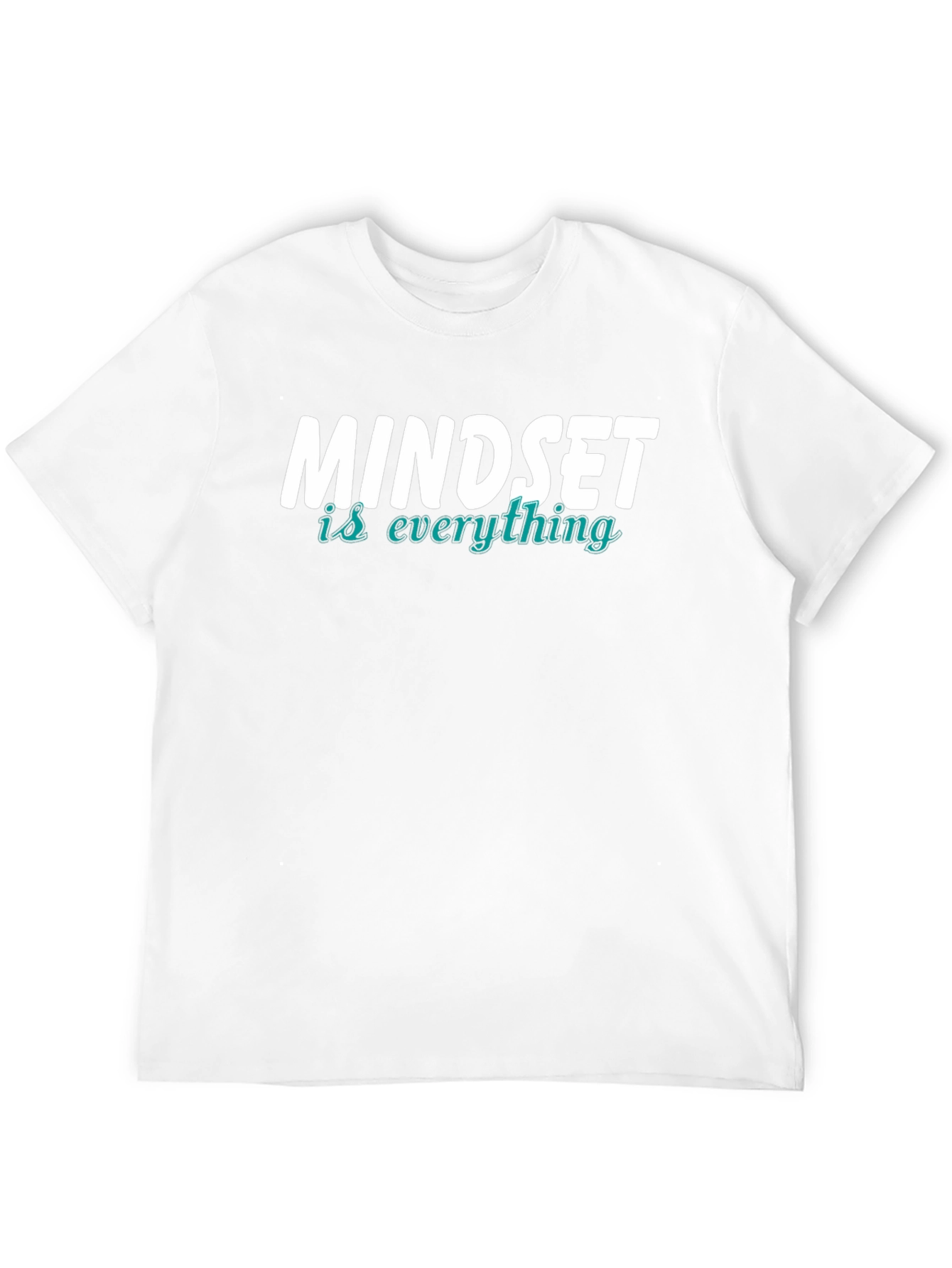Black Mindset is Everything Men's Black T-Shirt view 12