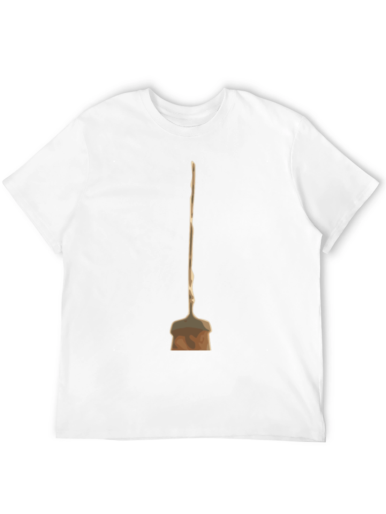 Black Abstract Modern Art Graphic Tee - Black view 12