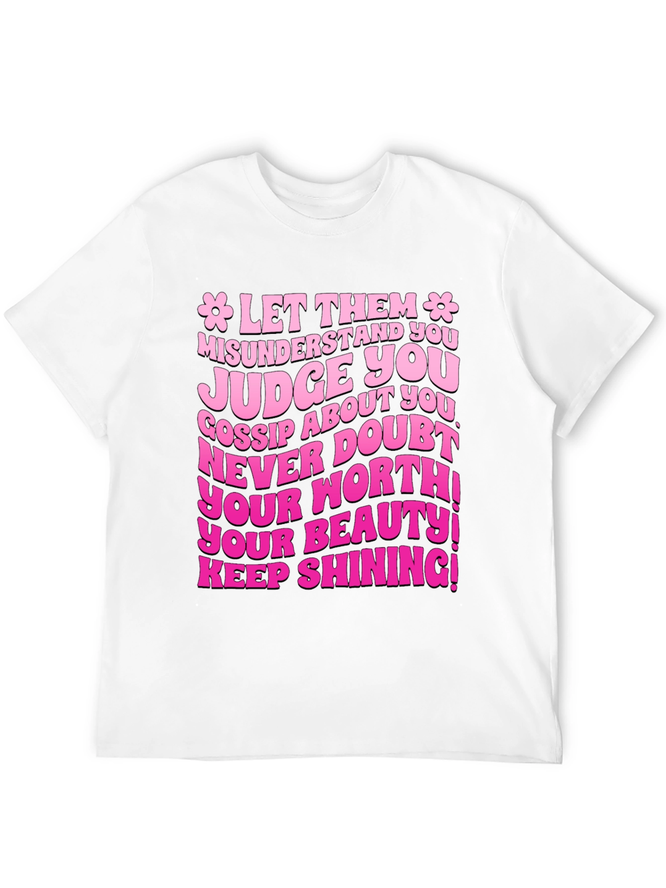 Black Let Them Misunderstand You Graphic T-Shirt view 12