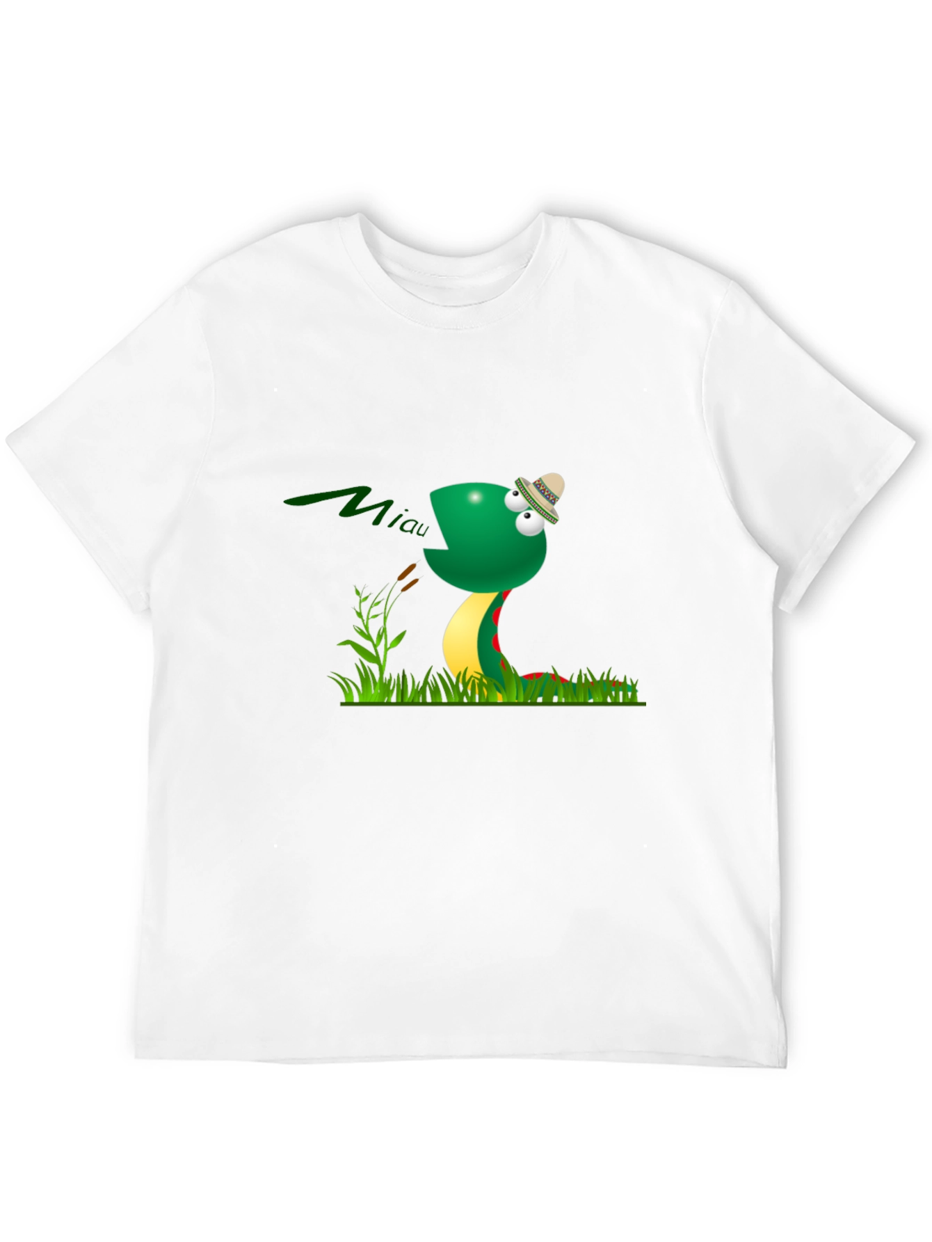 Black Cartoon Snake T-Shirt view 12