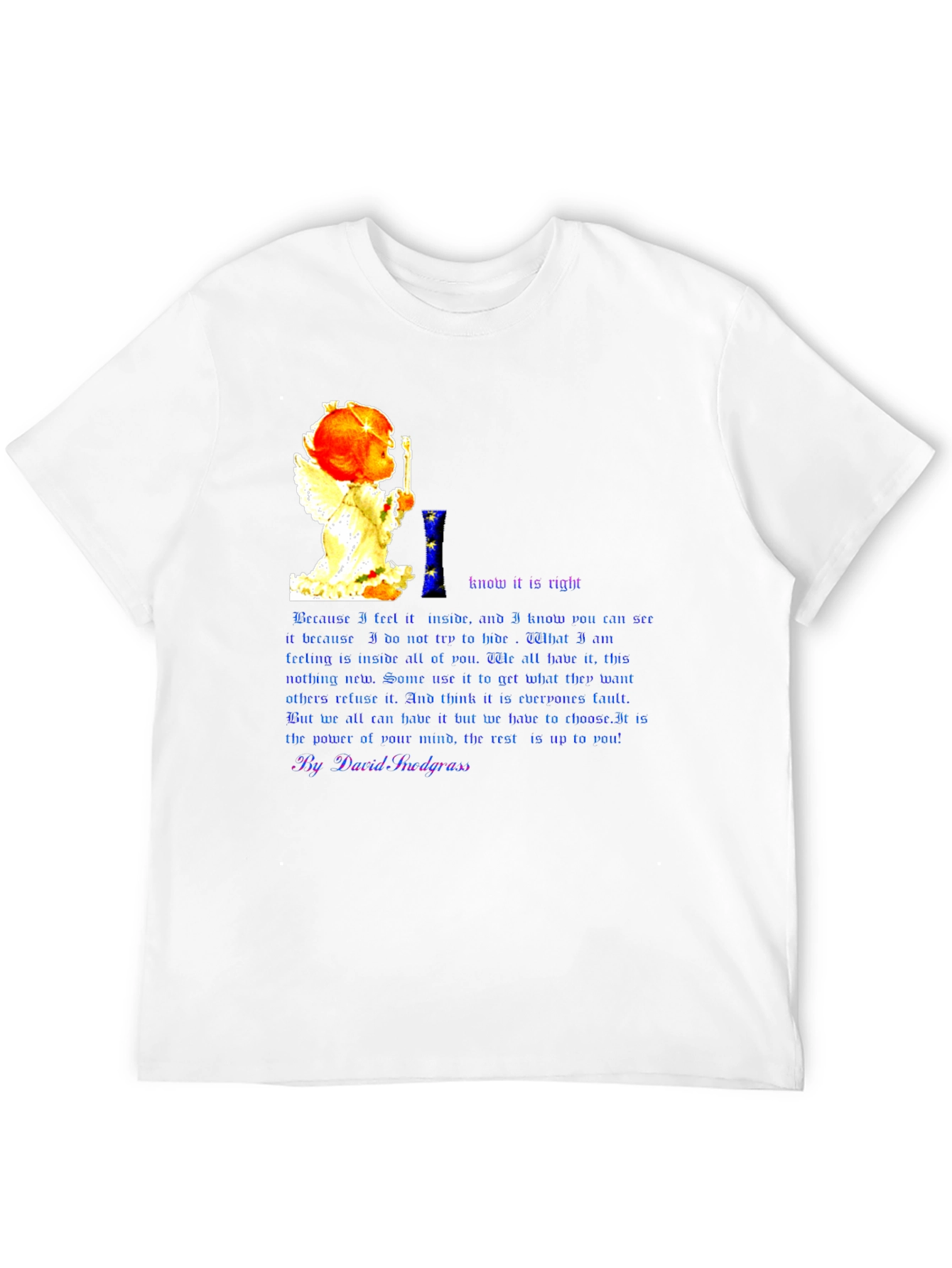 Black Angelic Inspiration T-Shirt view 12