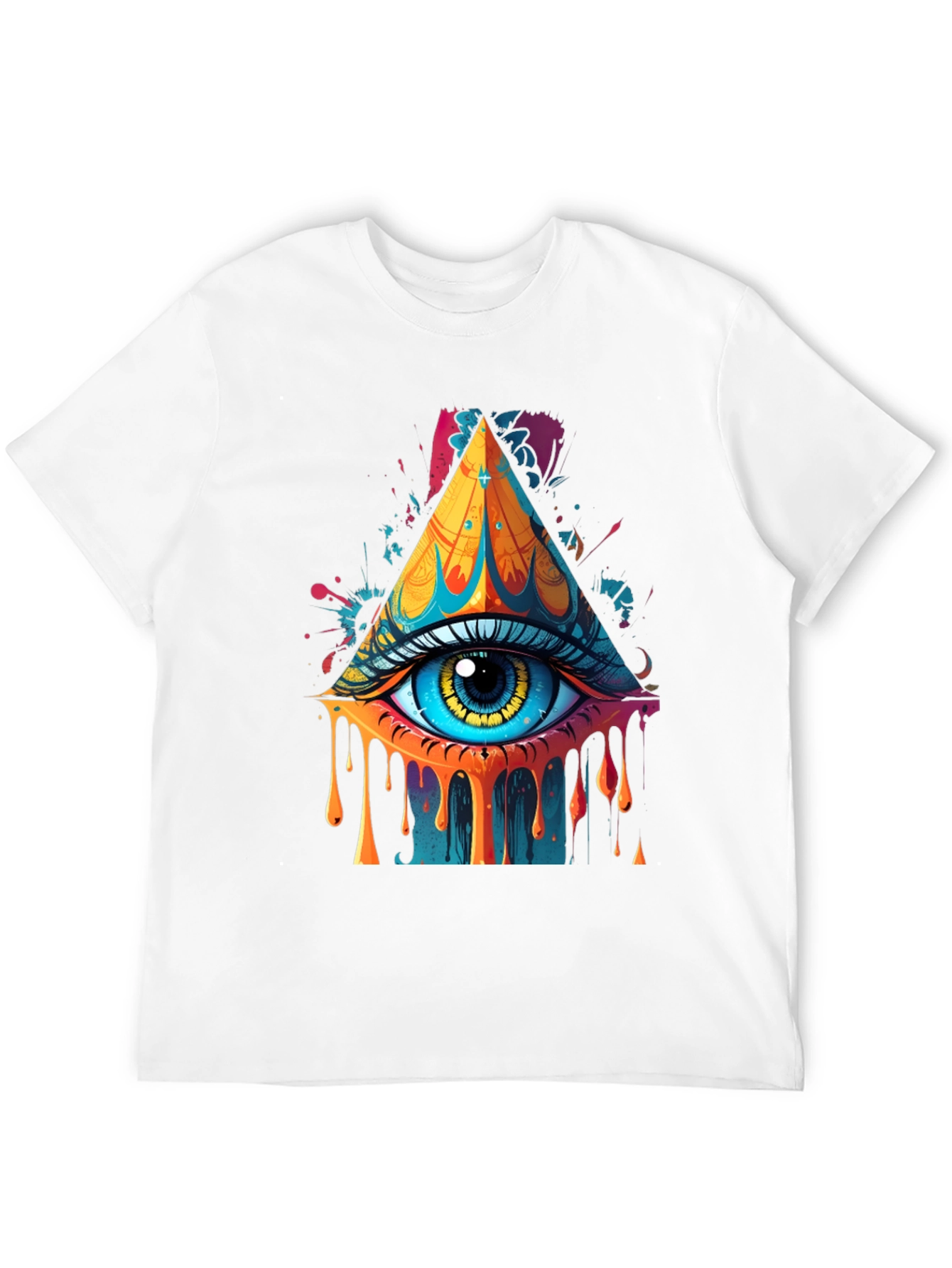 Black Eye Pyramid Graphic Print Tee view 12