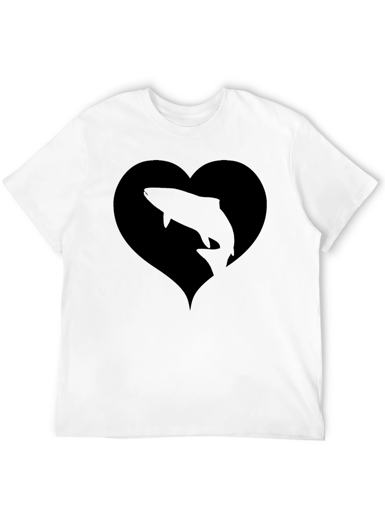 Black Fish Heart T-Shirt - 12