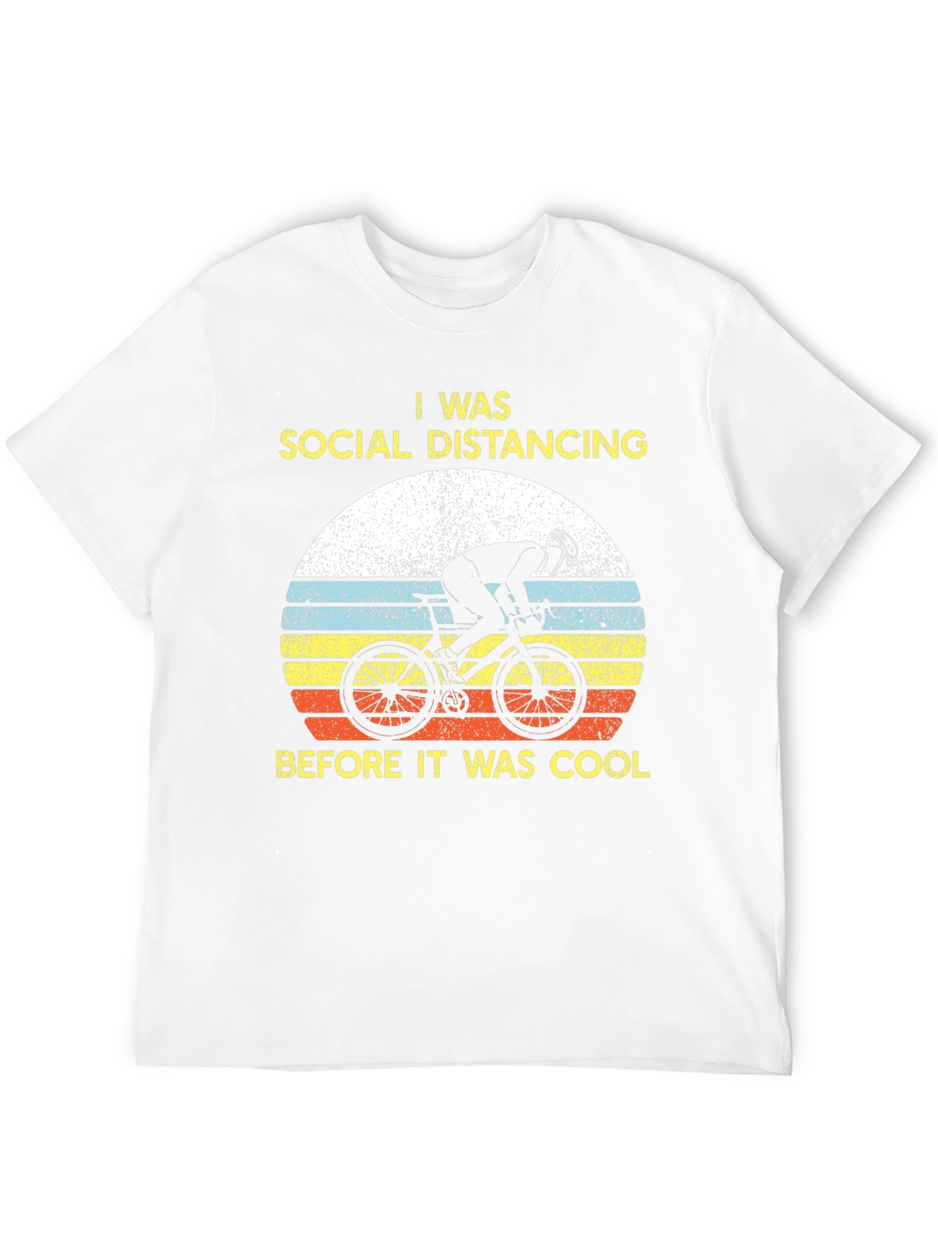 Black Social Distancing Biker T-Shirt view 12
