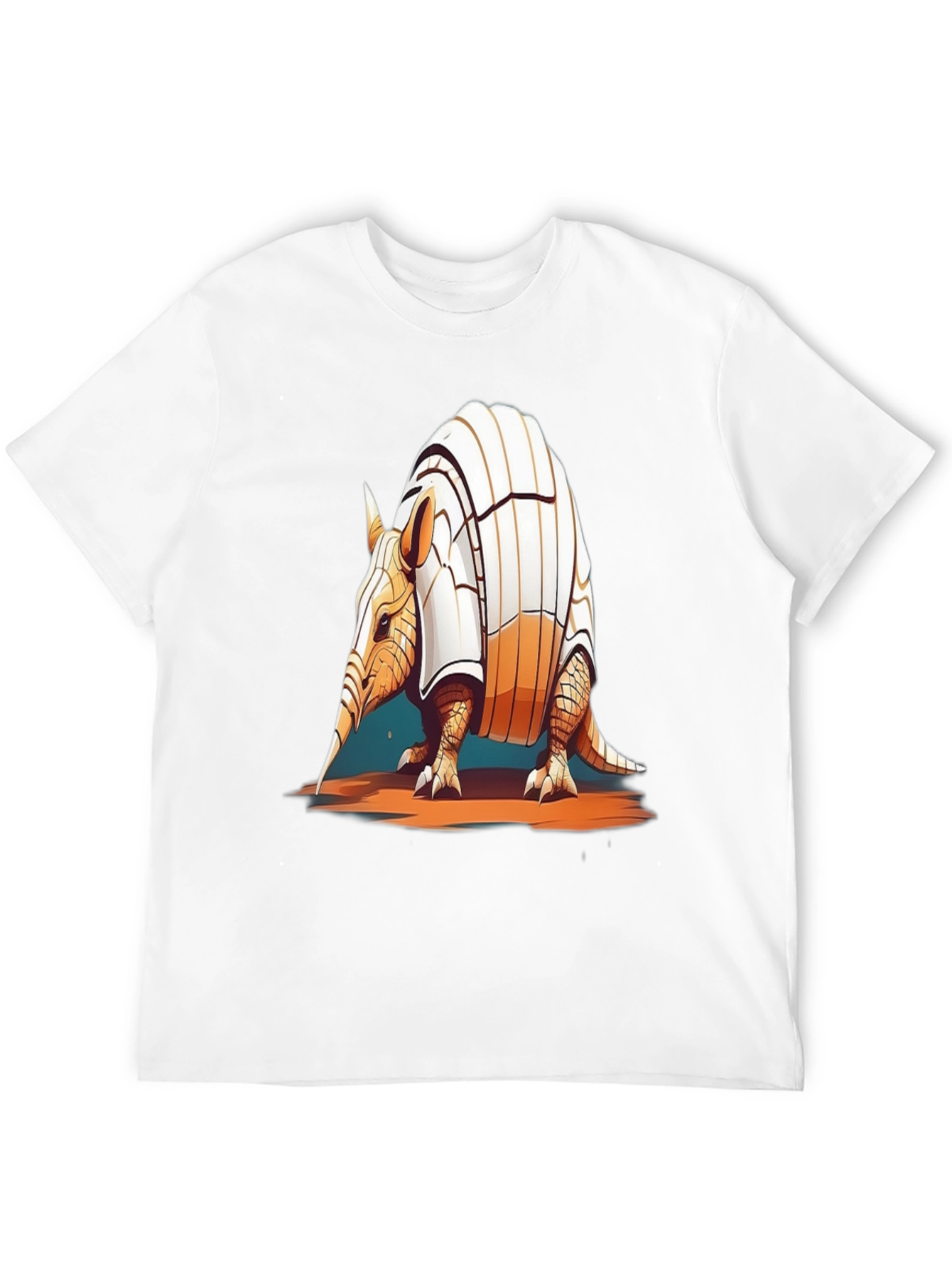 Black Armadillo Graphic T-Shirt - Cool Animal Tee view 12