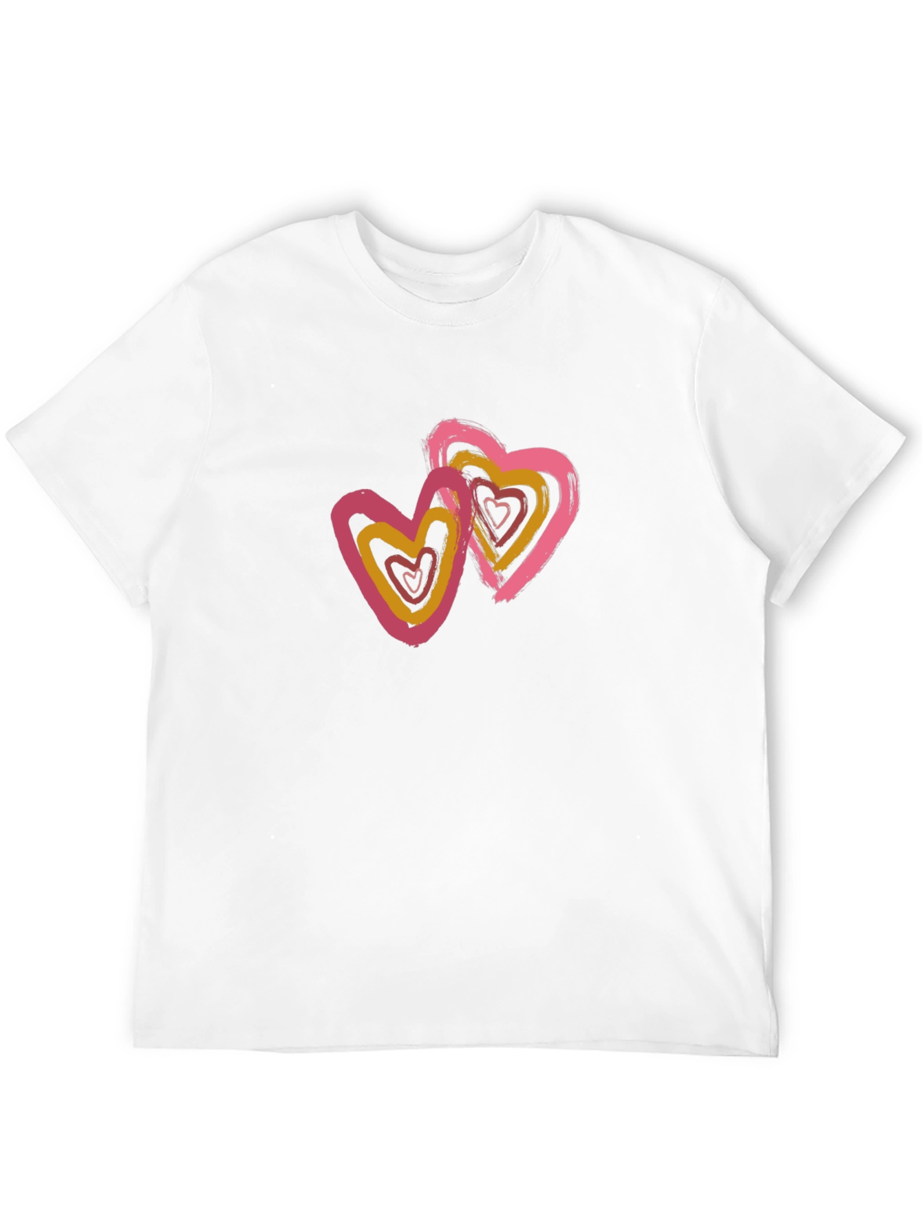 Black Black T-Shirt with Heart Graphic view 12