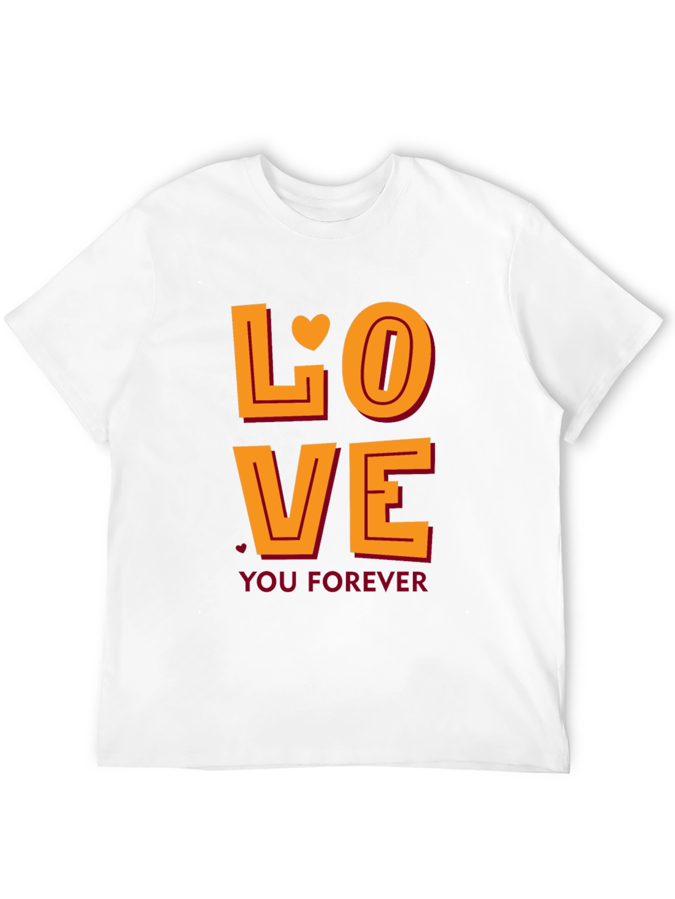 Black Love You Forever Graphic Tee - Black view 12