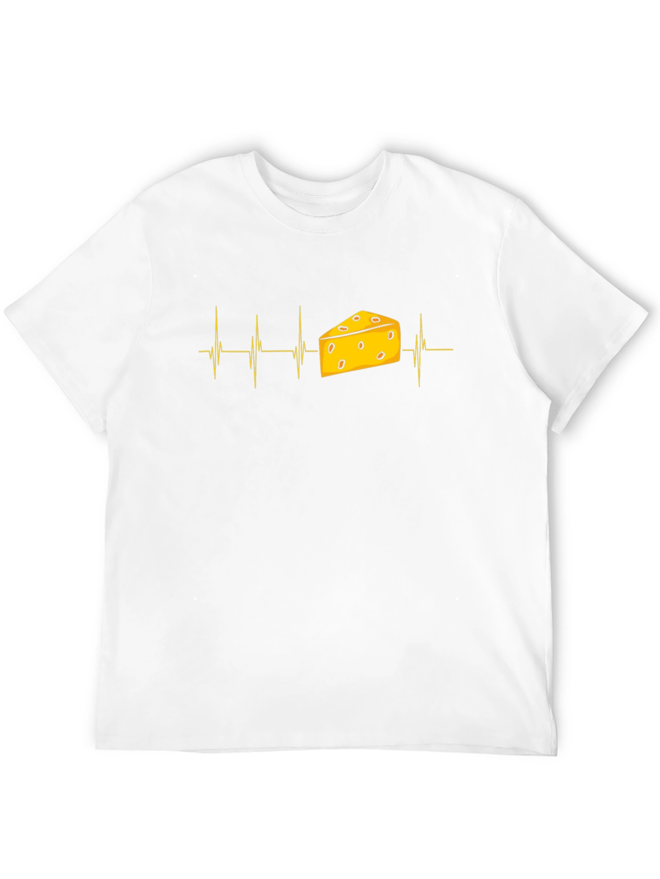 Black Cheese Heartbeat T-Shirt view 12