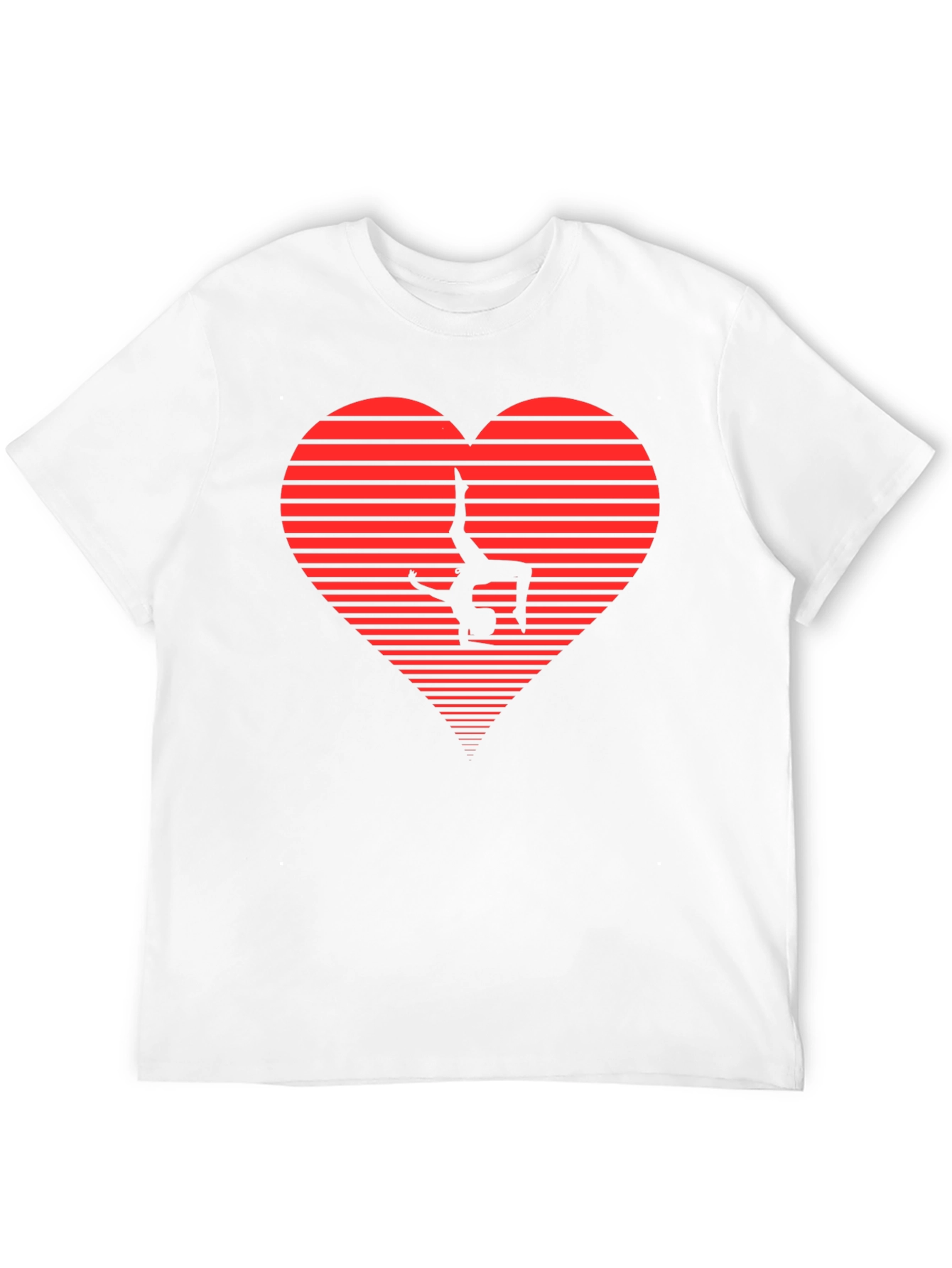 Black Gymnast Heart Graphic Tee - Black view 12