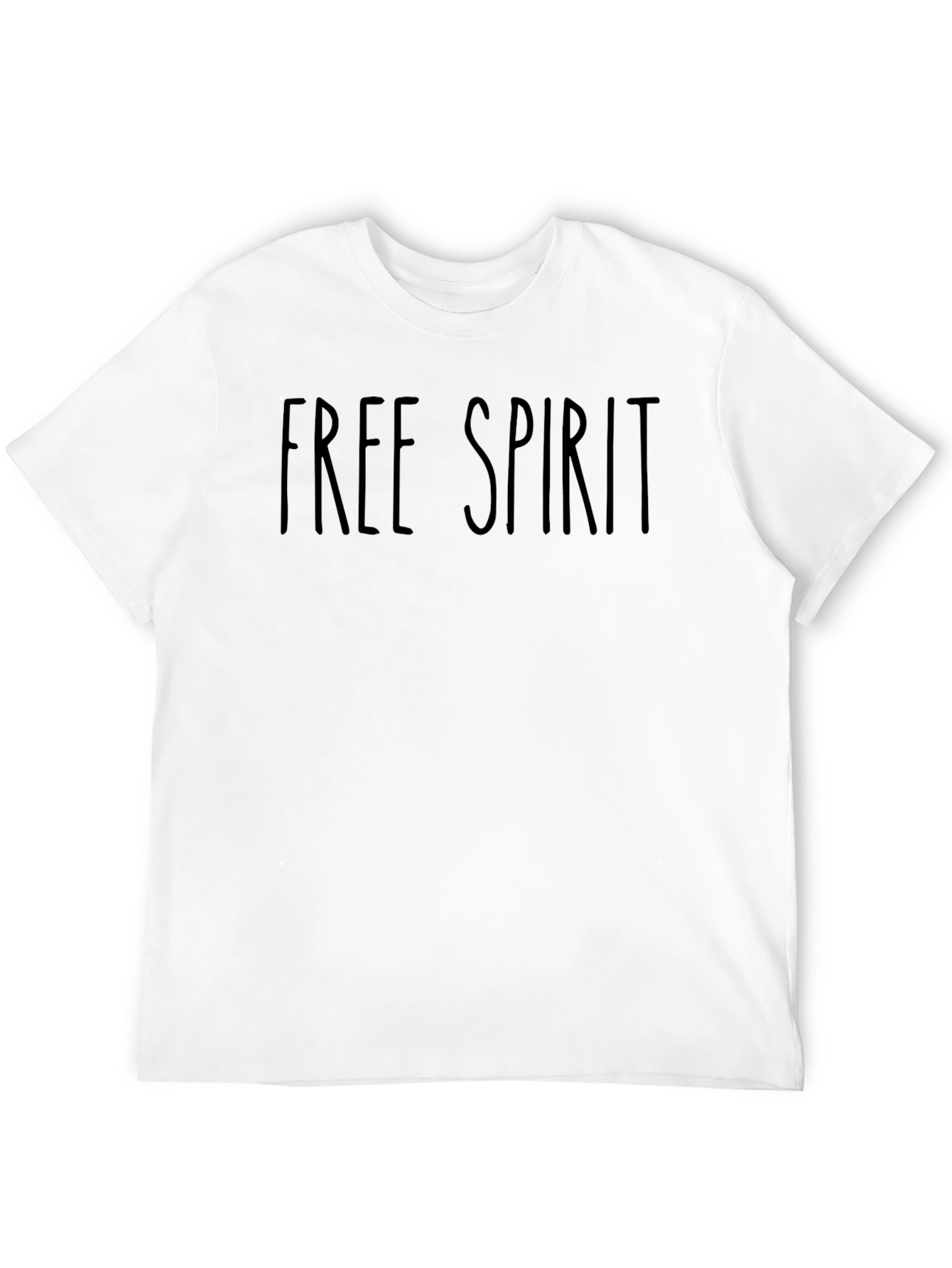 Black Free Spirit Graphic Tee - Unisex Casual Top view 12