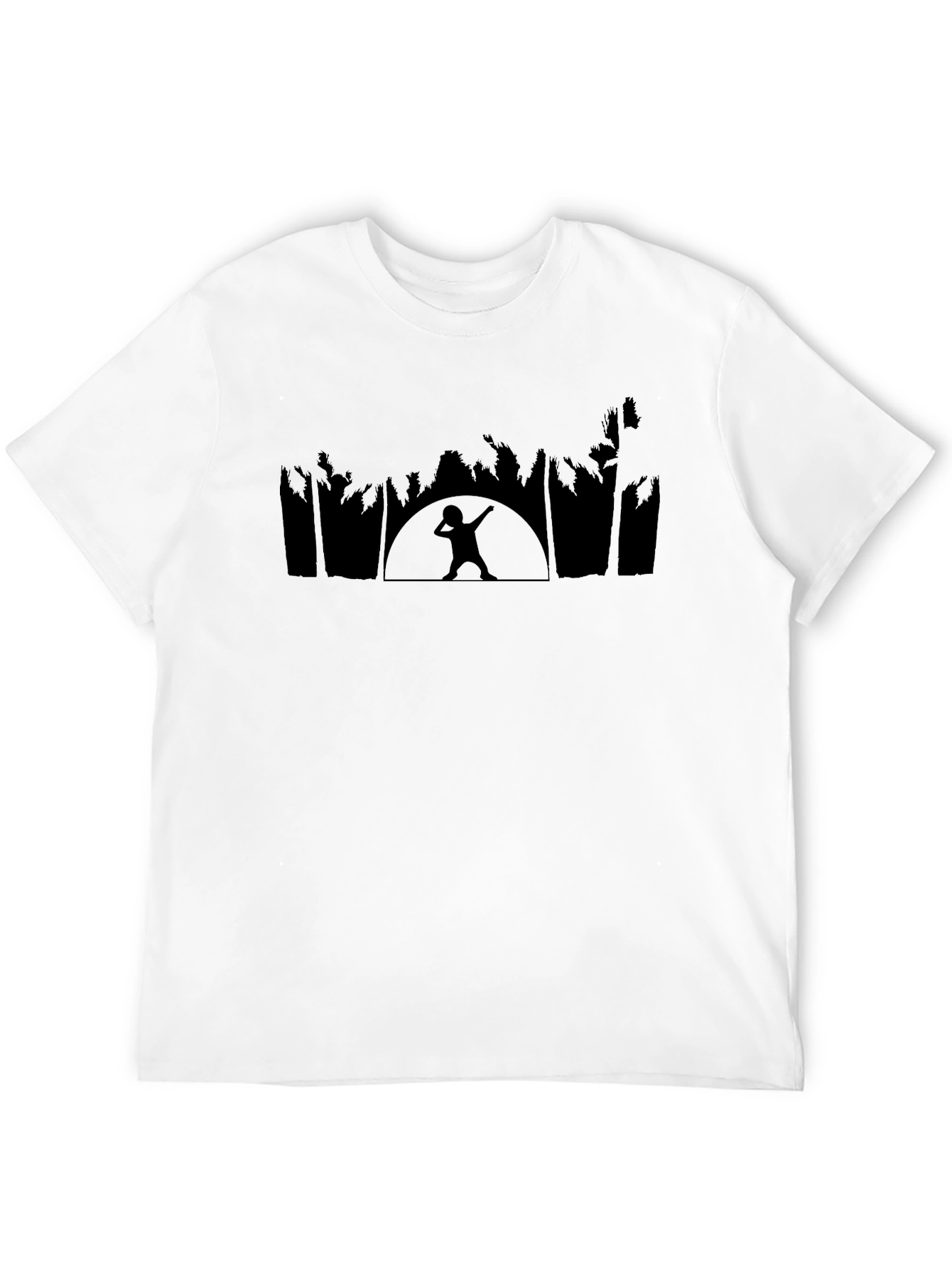 Black Black Dab Silhouette Graphic Tee view 12