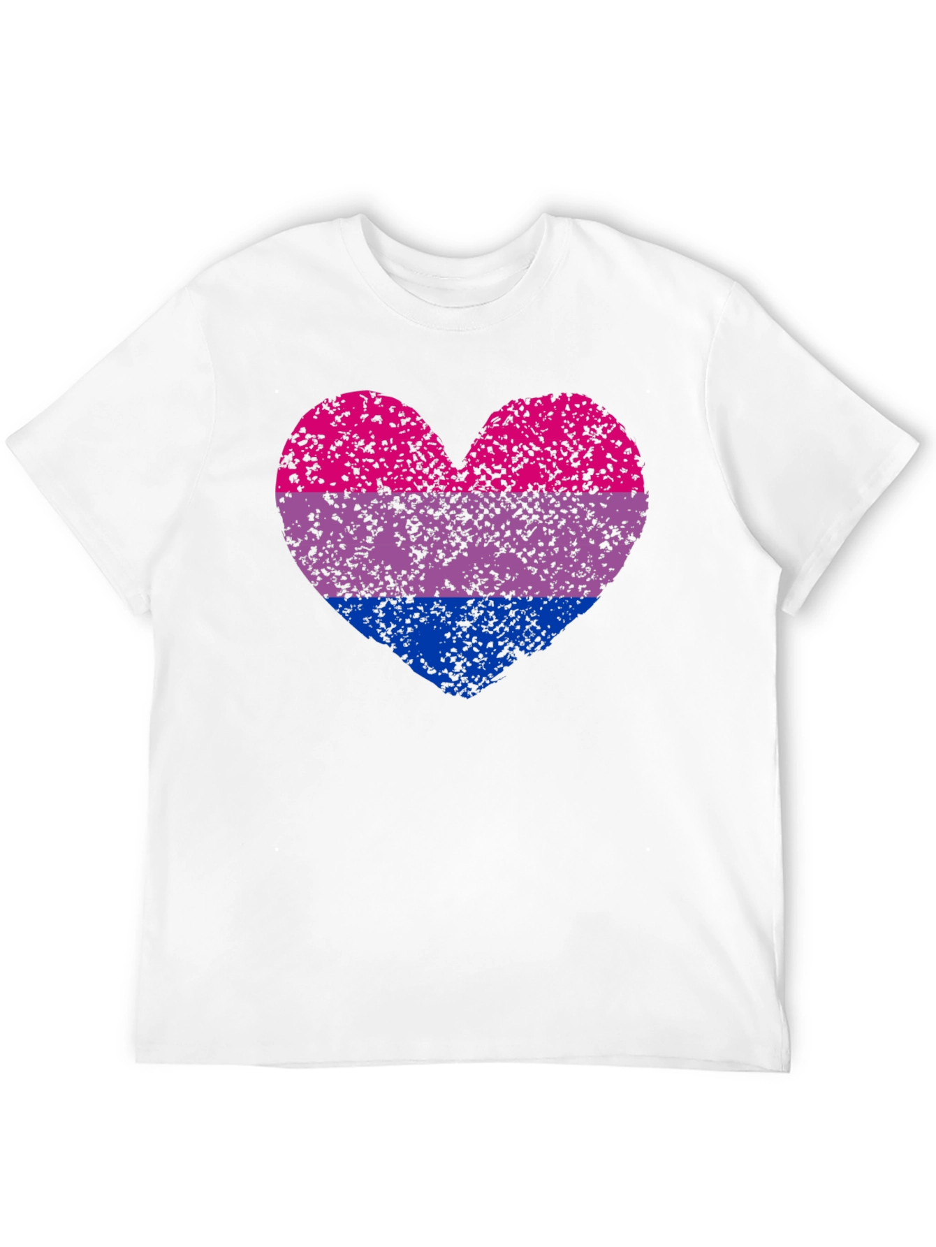 Bi Pride Heart Graphic T-Shirt - 12