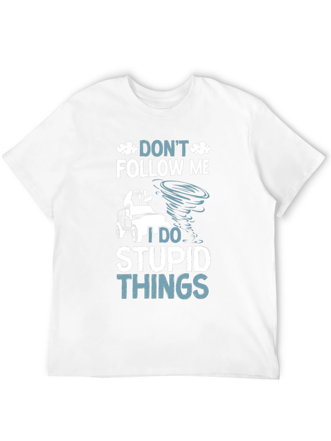 Black Funny Graphic Tee - Don't Follow Me view 12