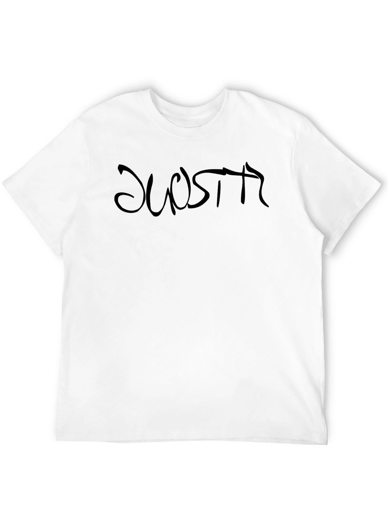 Black Black Graphic Tee - "DUOSPTR" Text Design view 12