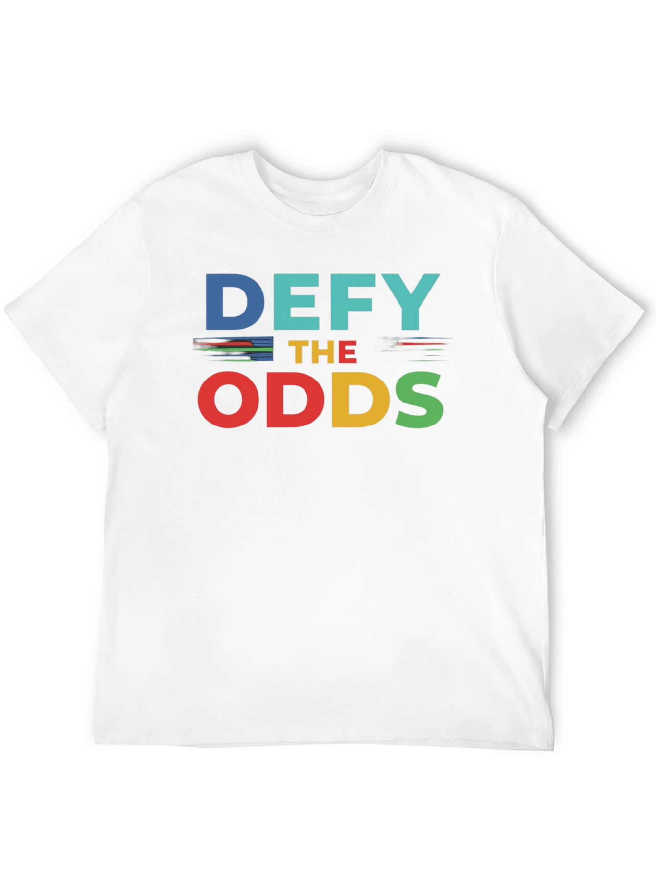 Black Defy the Odds Graphic Tee - Motivational Shirt view 12